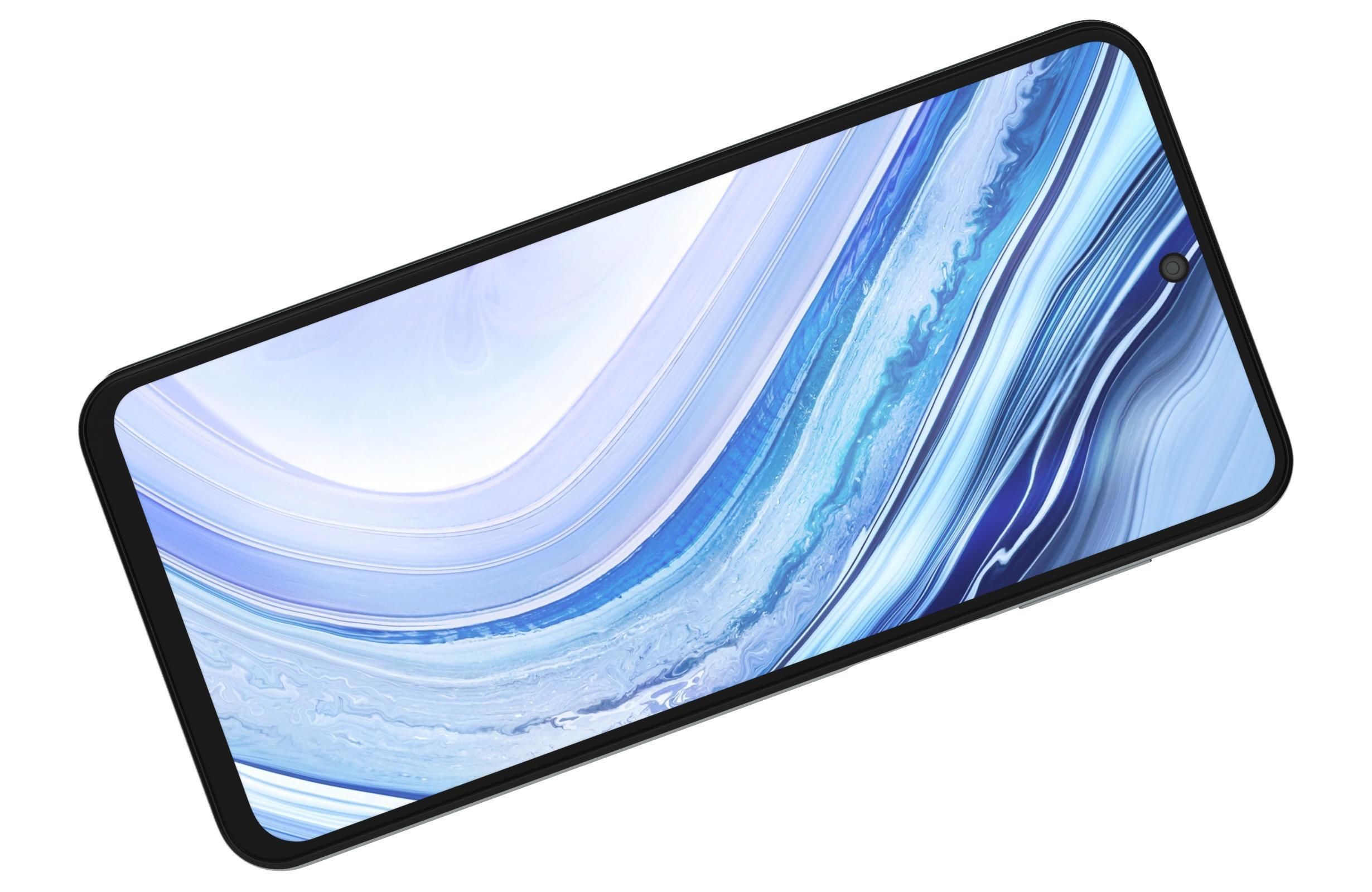 Xiaomi Redmi Note 9 Pro Interstellar Gray 3D model_9