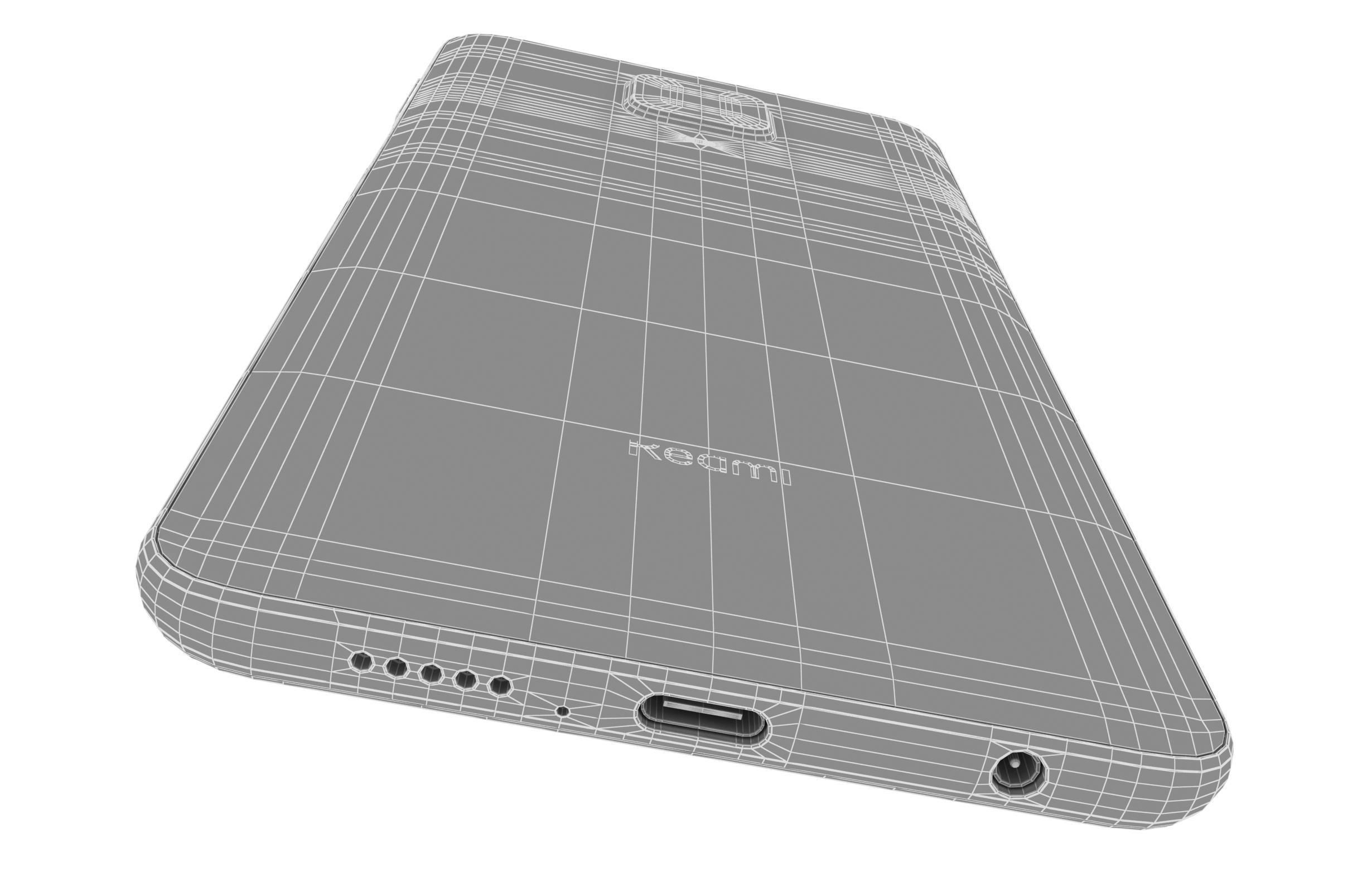 Xiaomi Redmi Note 9 Pro Interstellar Gray 3D model_22