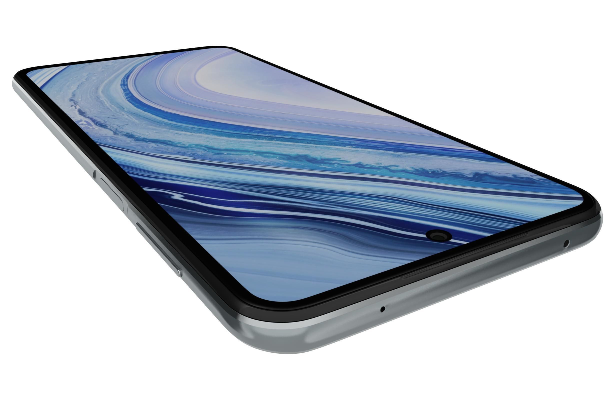 Xiaomi Redmi Note 9 Pro Interstellar Gray 3D model_14