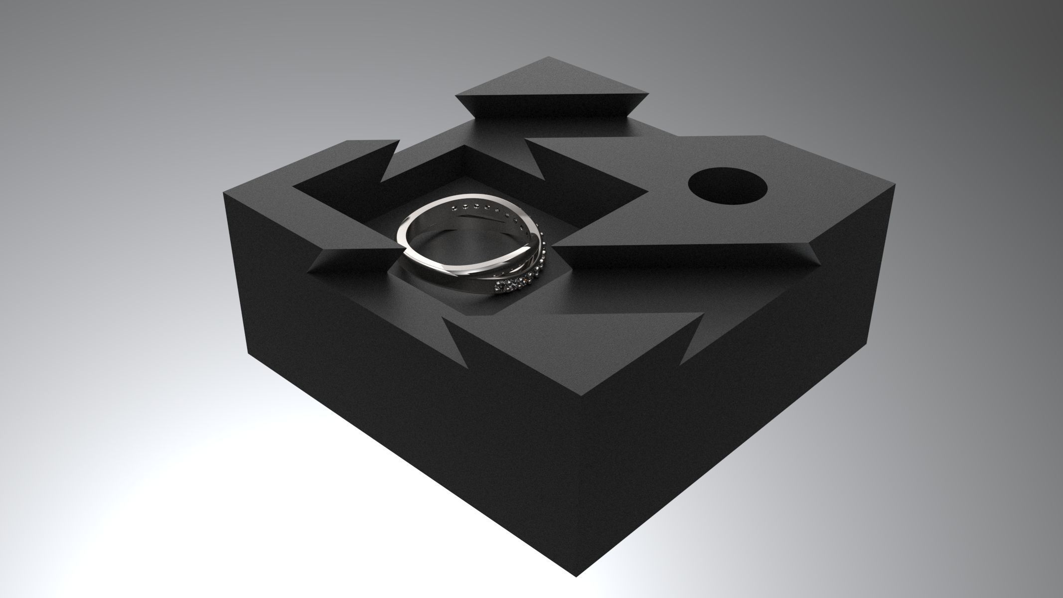 Puzzle Ring Box 3D print model_3