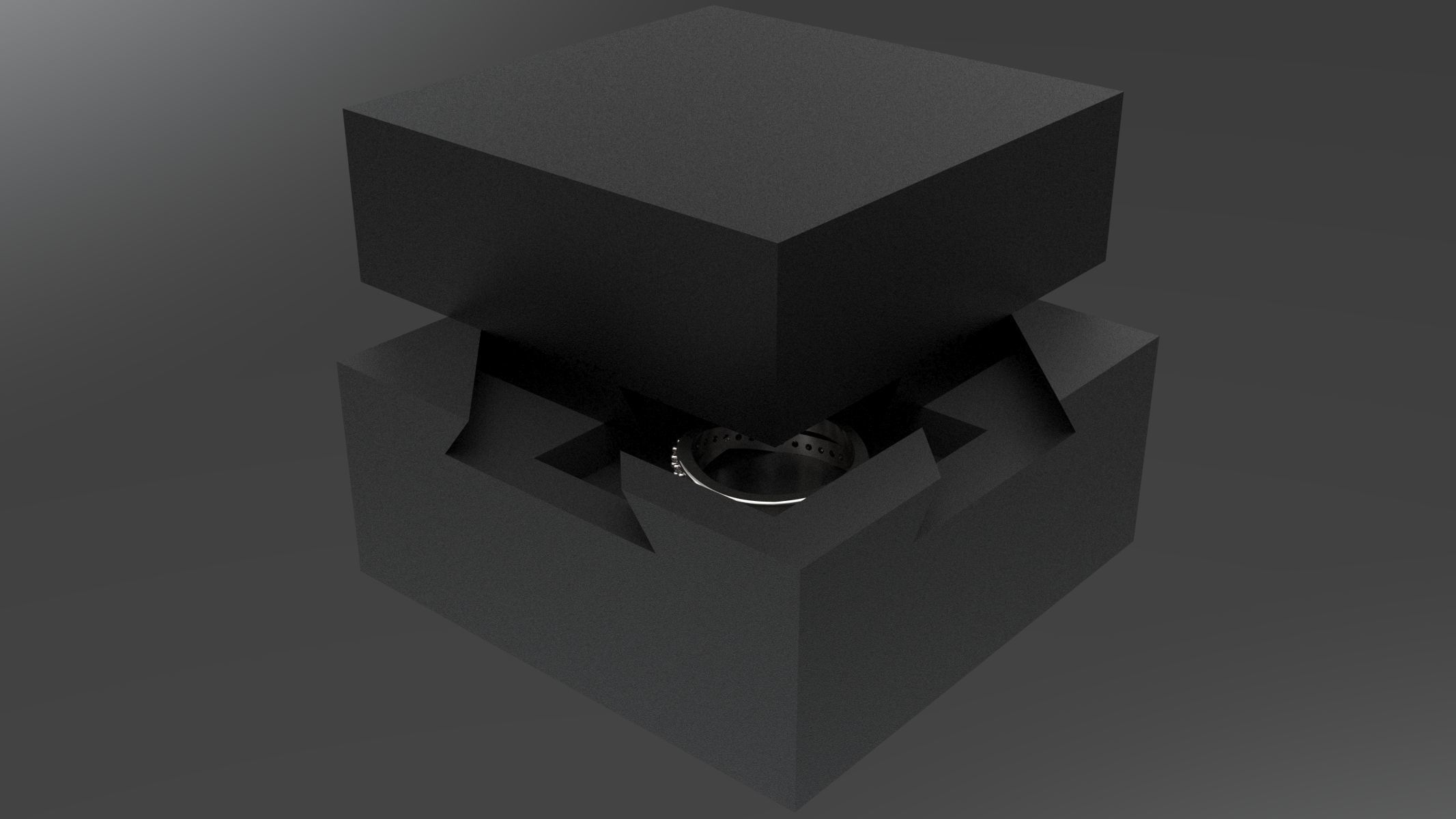 Puzzle Ring Box 3D print model_1
