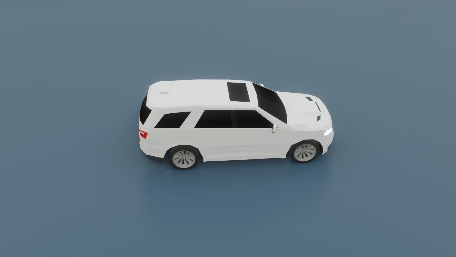 Dodge Durango suv 3D lowpoly model Low-poly 3D model_14