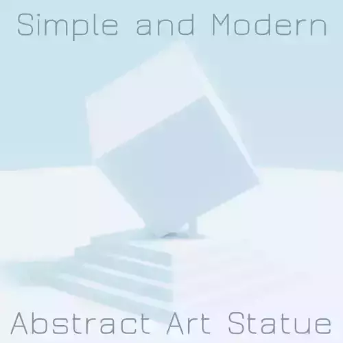 Simple and Modern Abstract Art Statue
