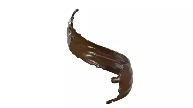 3D Chocolate Splash