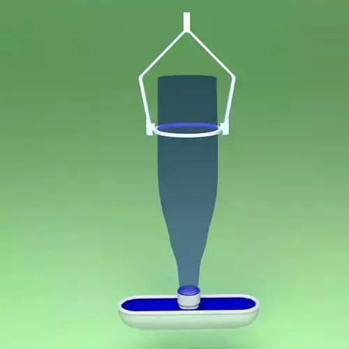 WATER DISPENSER FOR BIRDS 3D print model