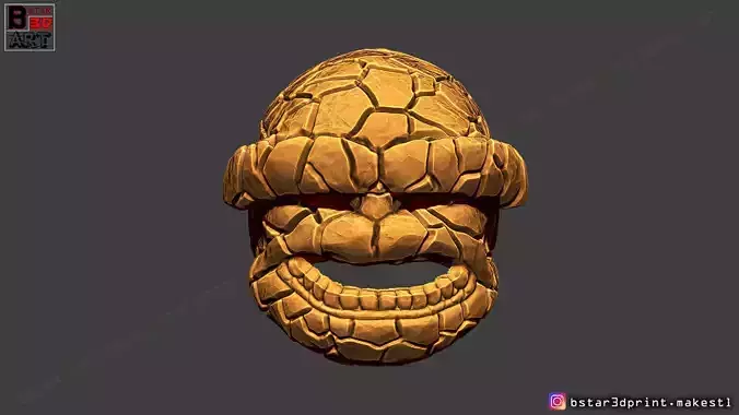 The Thing Mask - Fantastic Four -  Marvel Hemet 3D print model