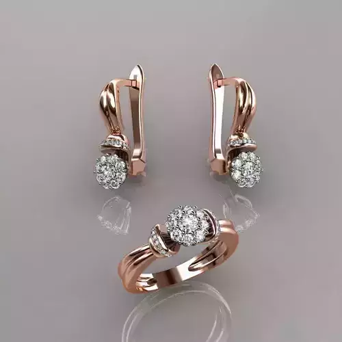 Ring and Earrings 72