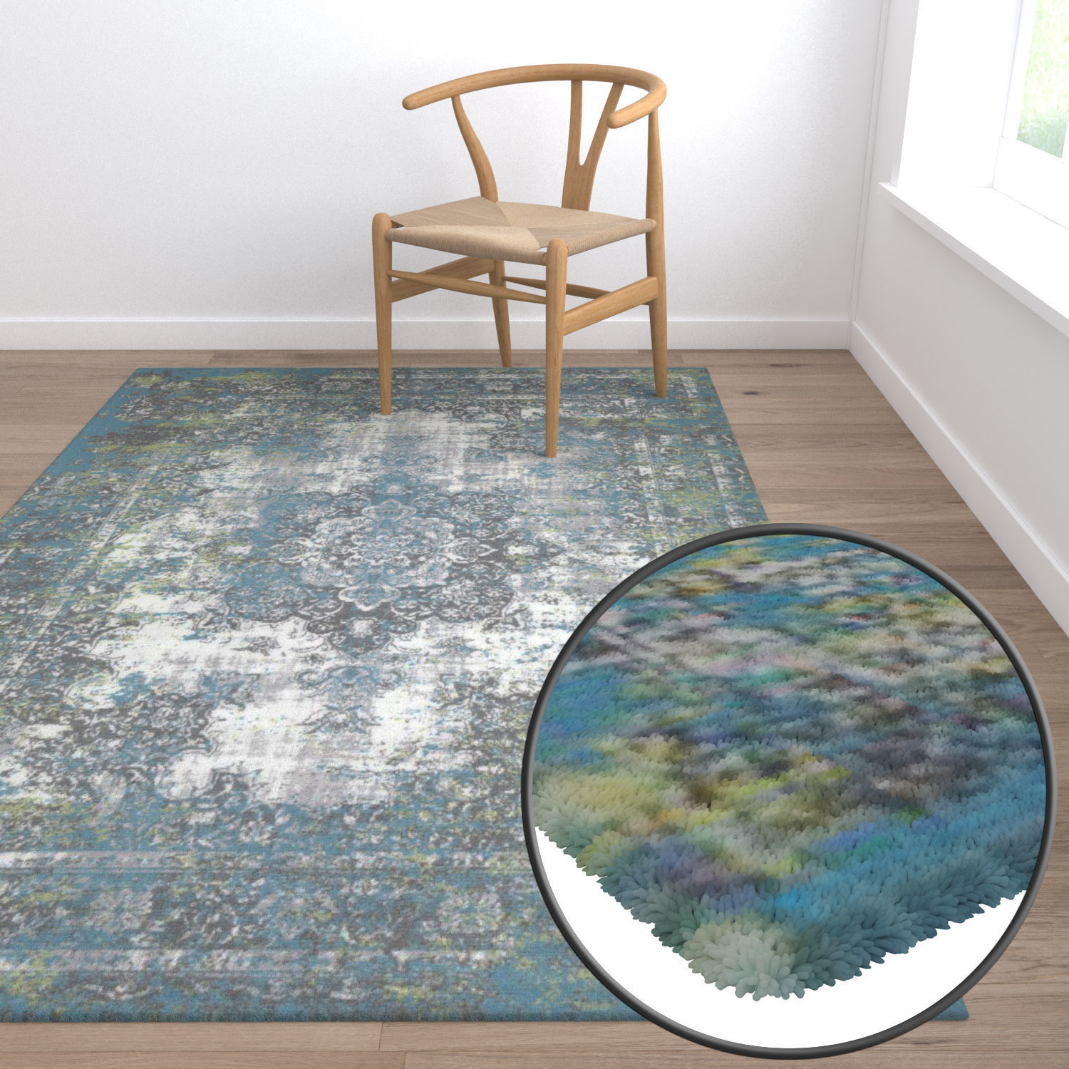 Rug Set 1191 3D model_5