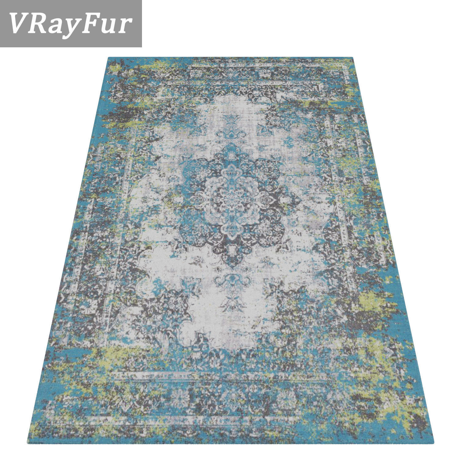 Rug Set 1191 3D model_2