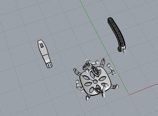 Ring and Earrings 73 3D print model_13