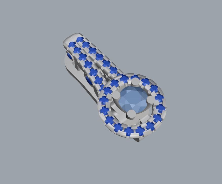 Ring and Earrings 74 3D print model_6