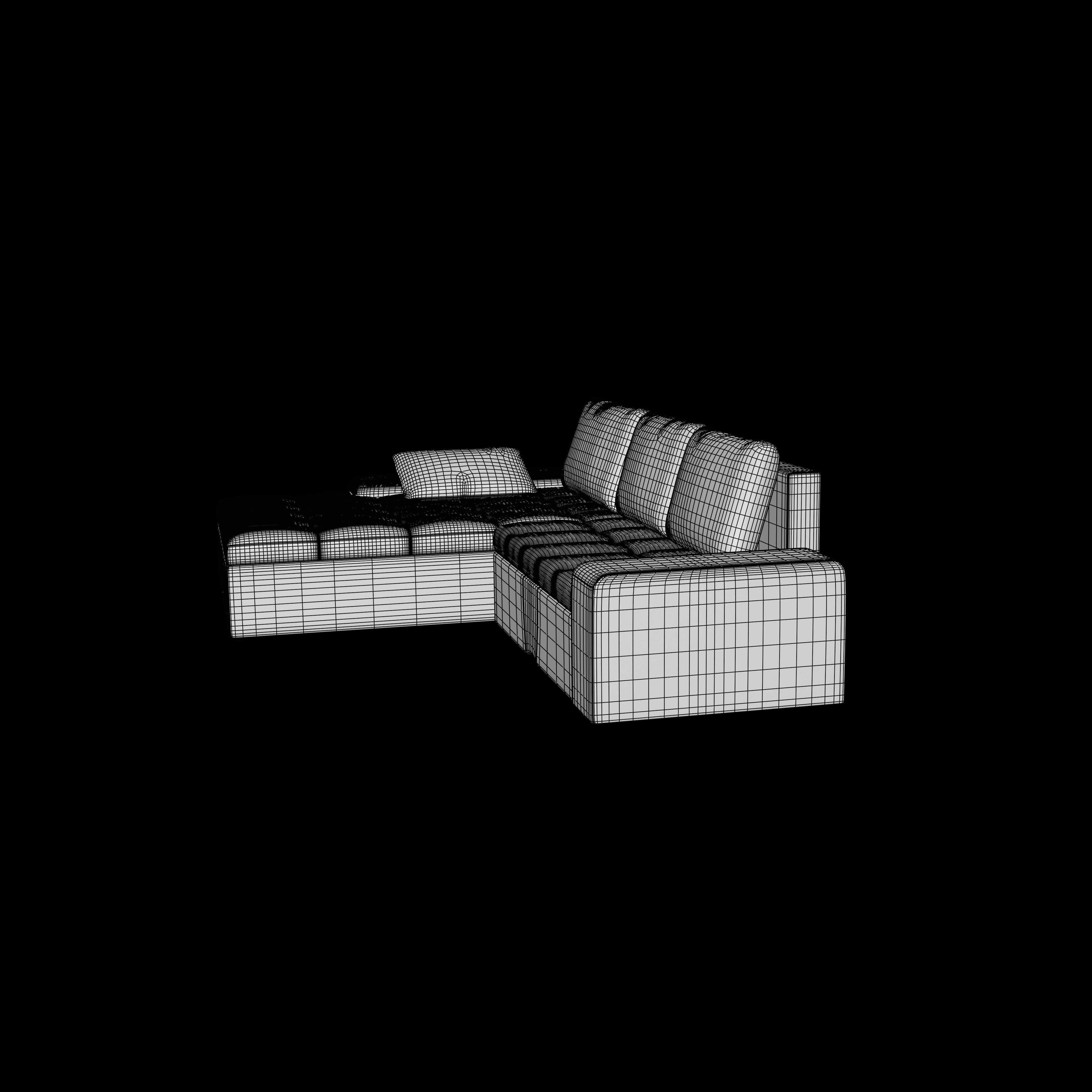 Big Sofa 3D model_11