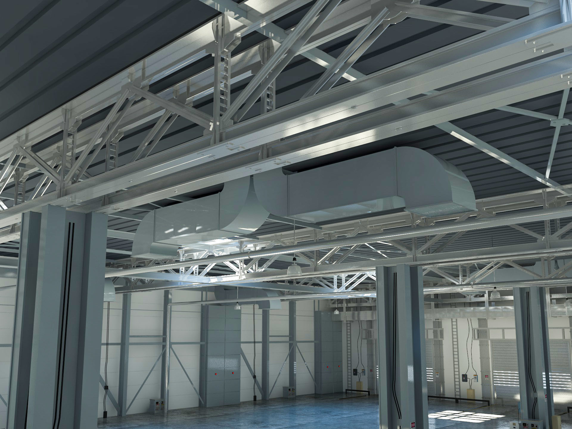 Exhibition Hall interior 12 3D model_8