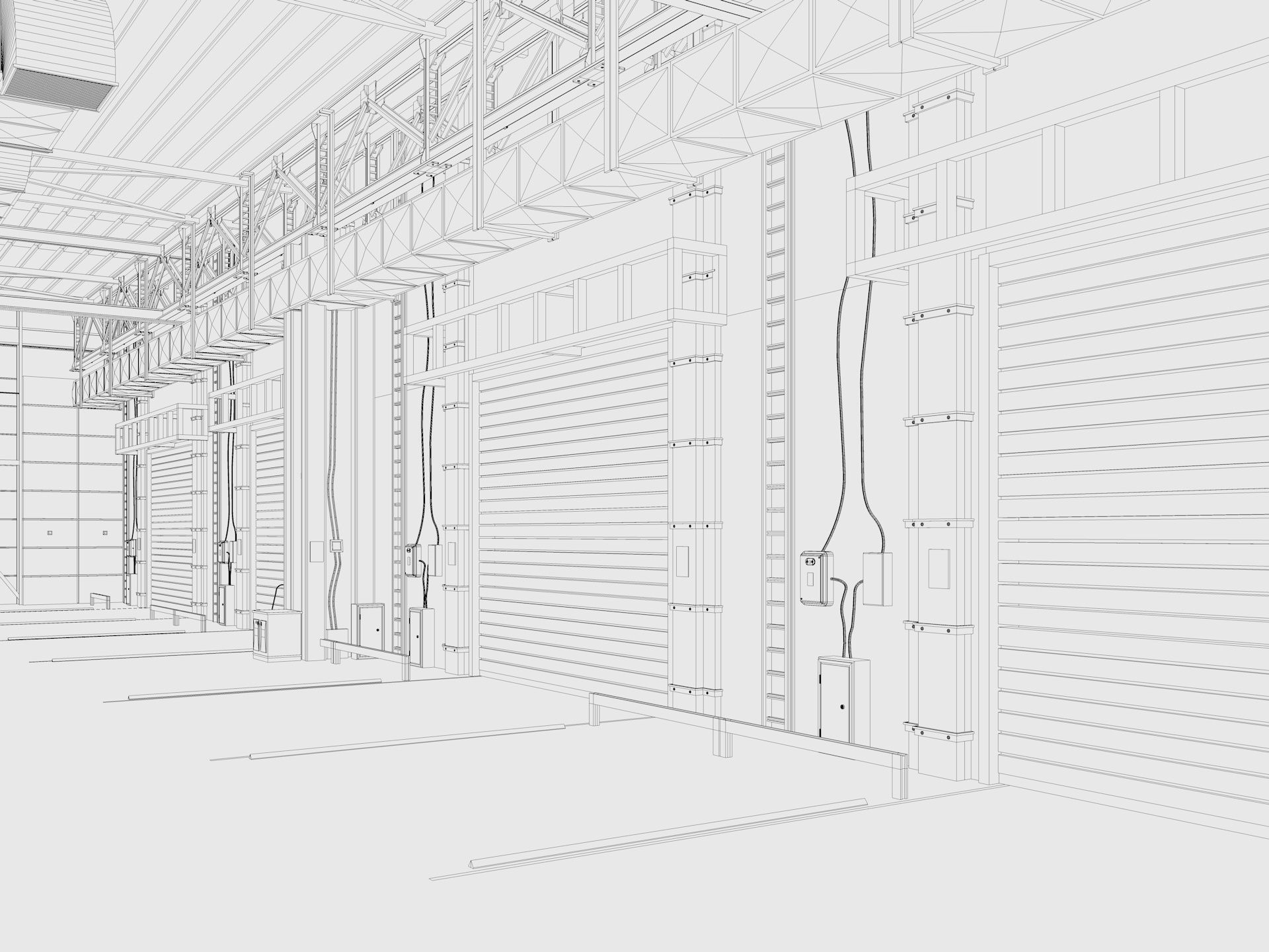 Exhibition Hall interior 12 3D model_12