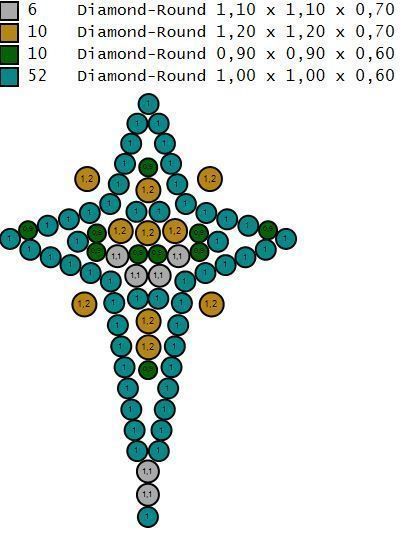 North Star Necklace 3D print model_3