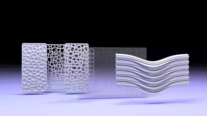 3D Architectural Panels SET