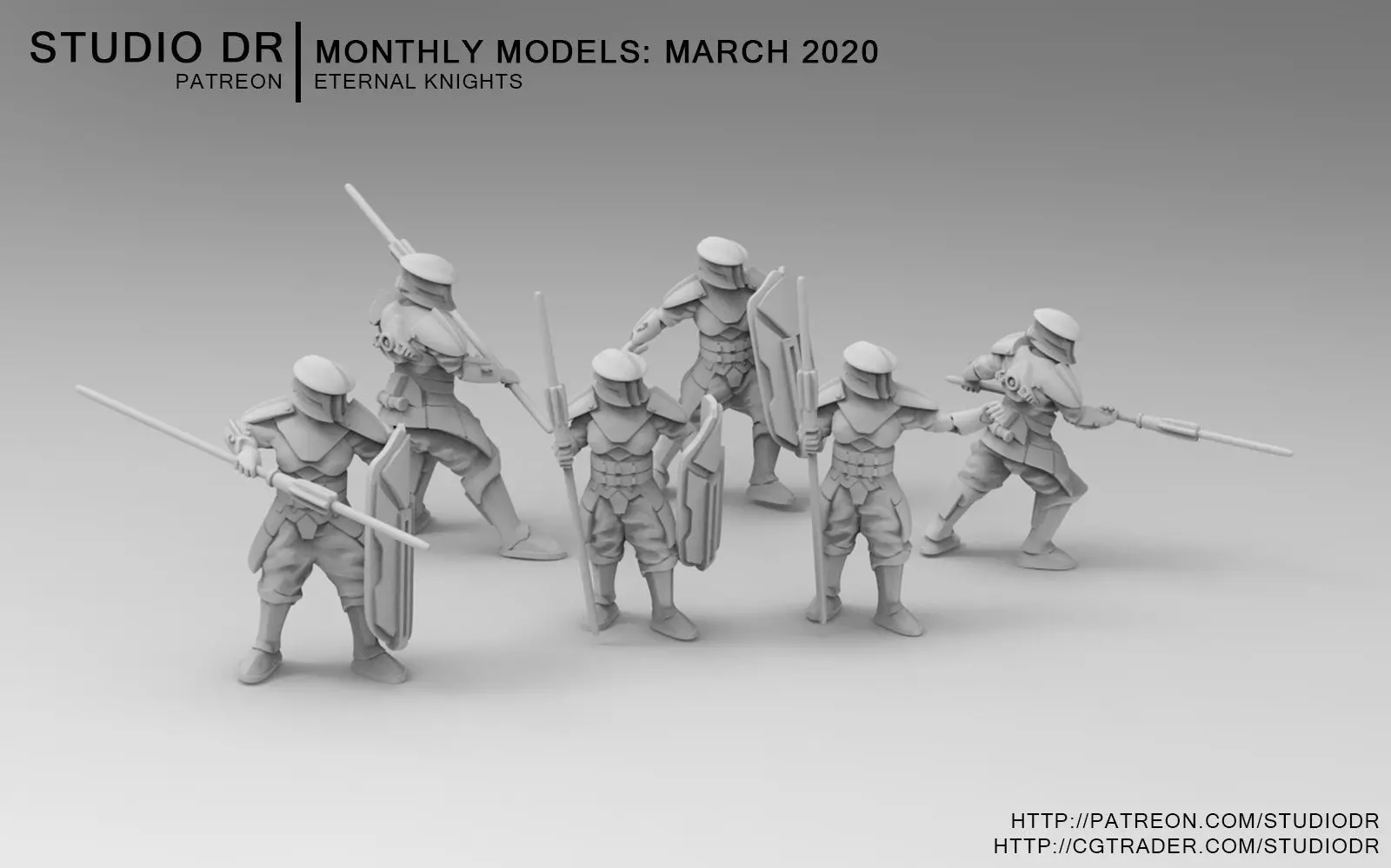 Eternal Knights 3D print model_0