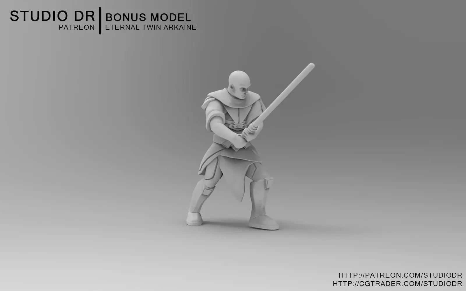 Eternal Knight Arkaine 3D print model_0