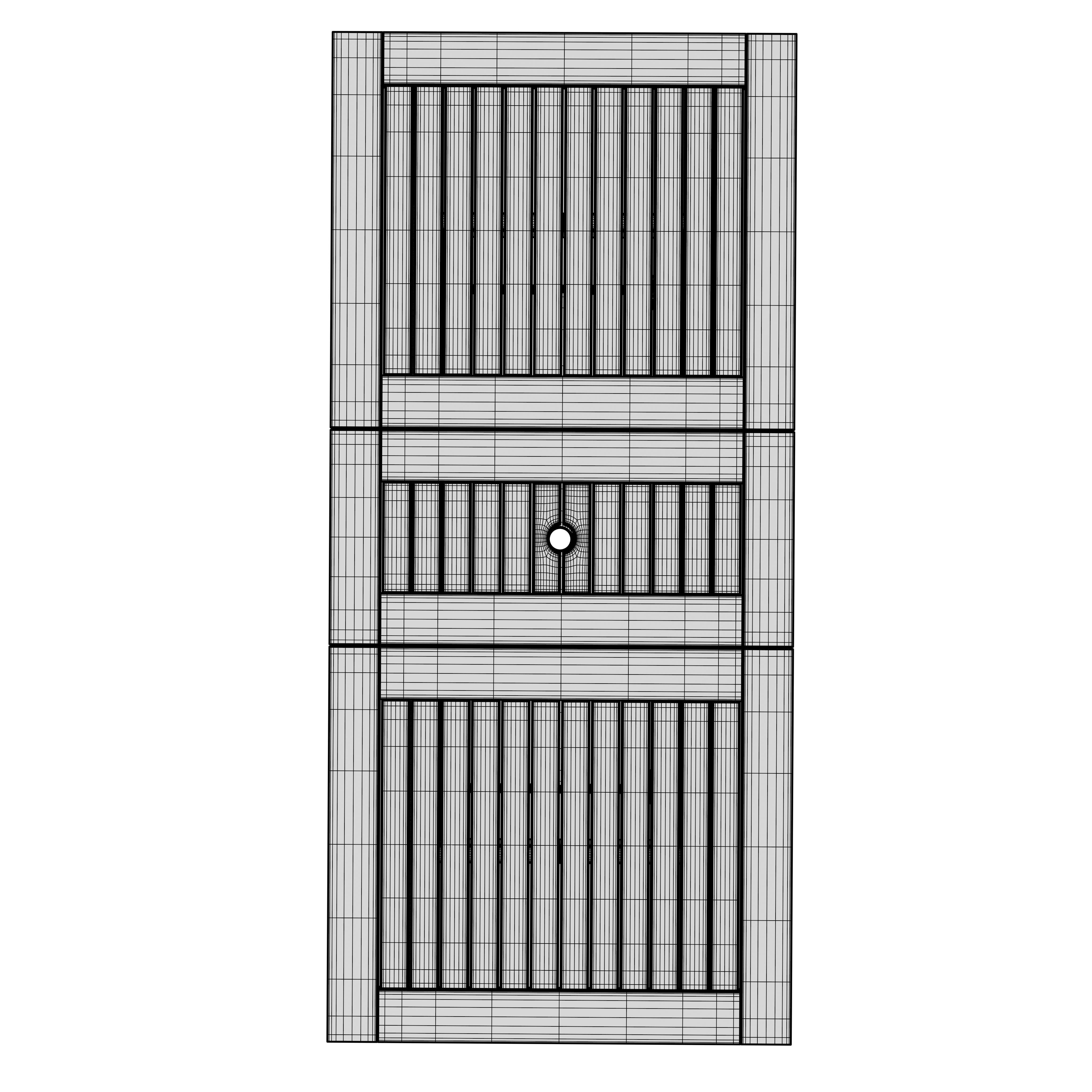 Portable Eight Seater Table Chair Set 3D model_15