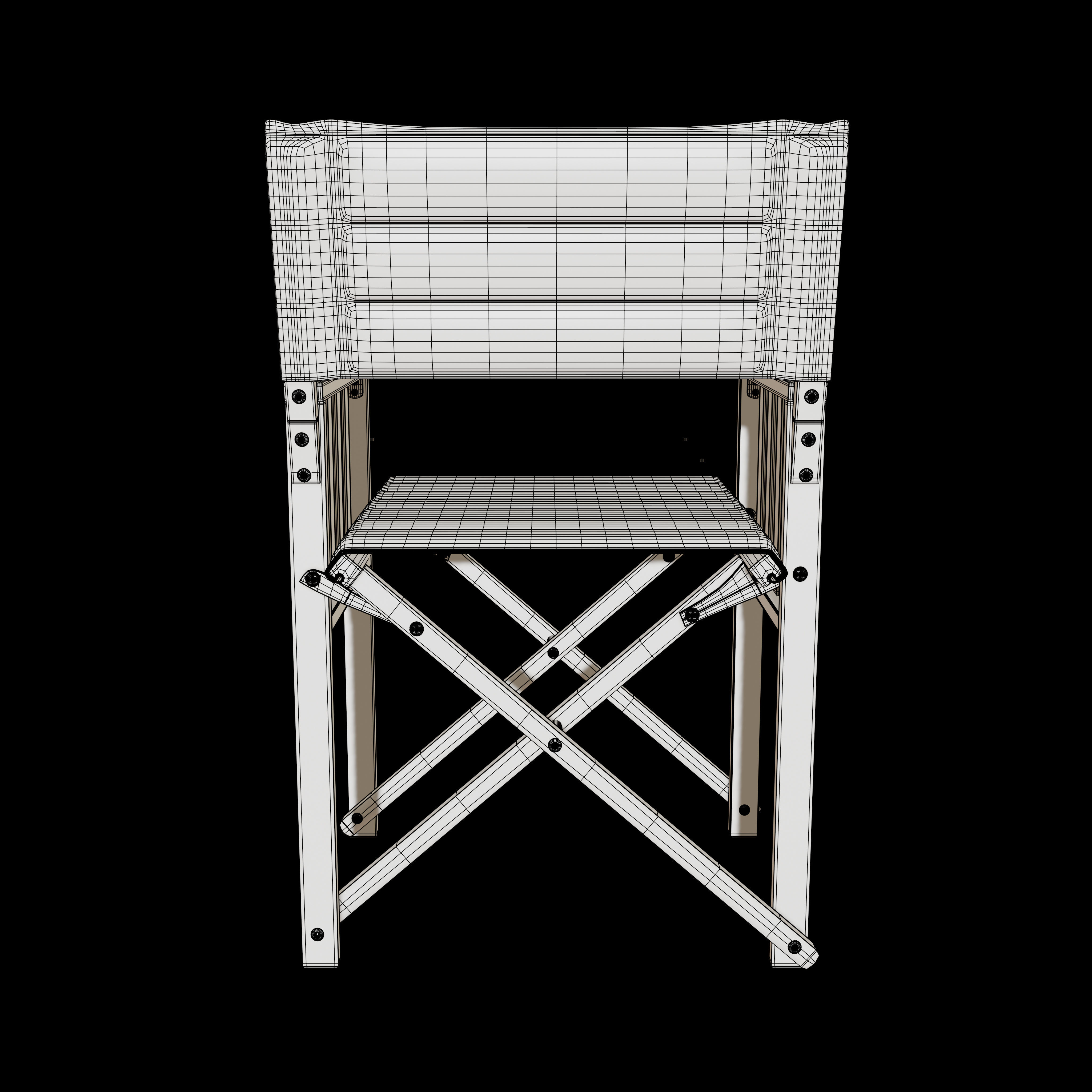 Portable Eight Seater Table Chair Set 3D model_14