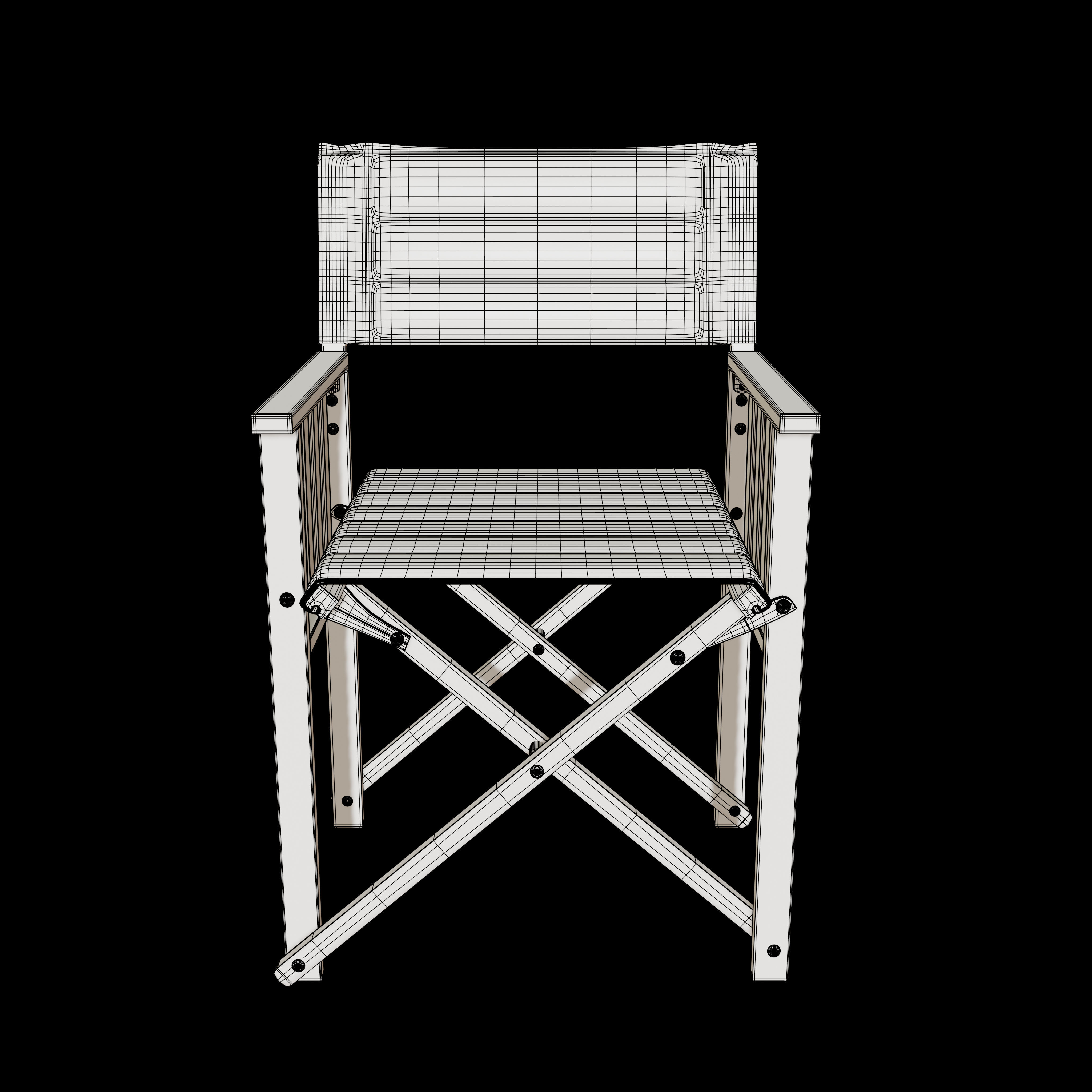 Portable Eight Seater Table Chair Set 3D model_12