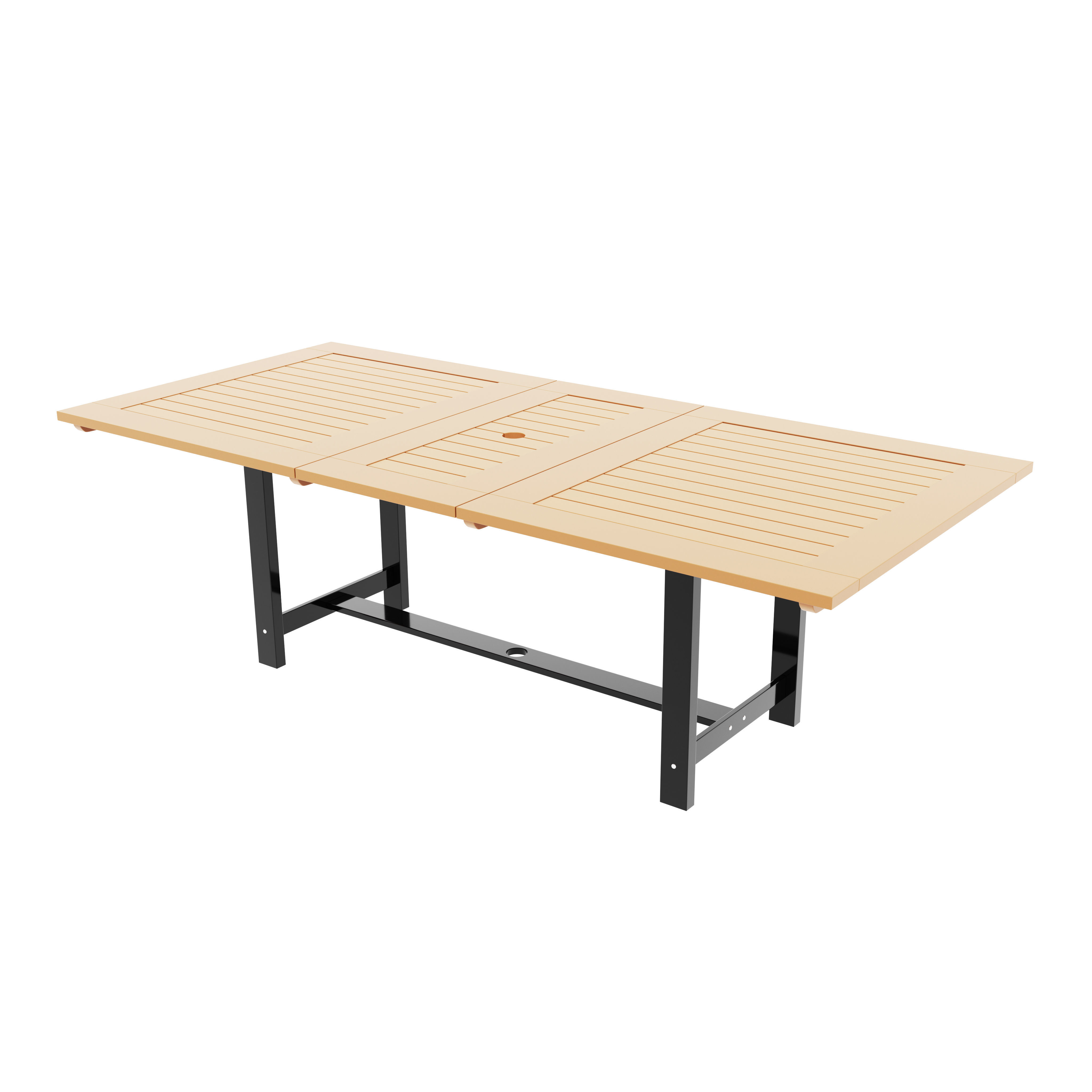 Portable Eight Seater Table Chair Set 3D model_3