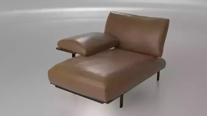Buffalo Leather Lounge Armchair