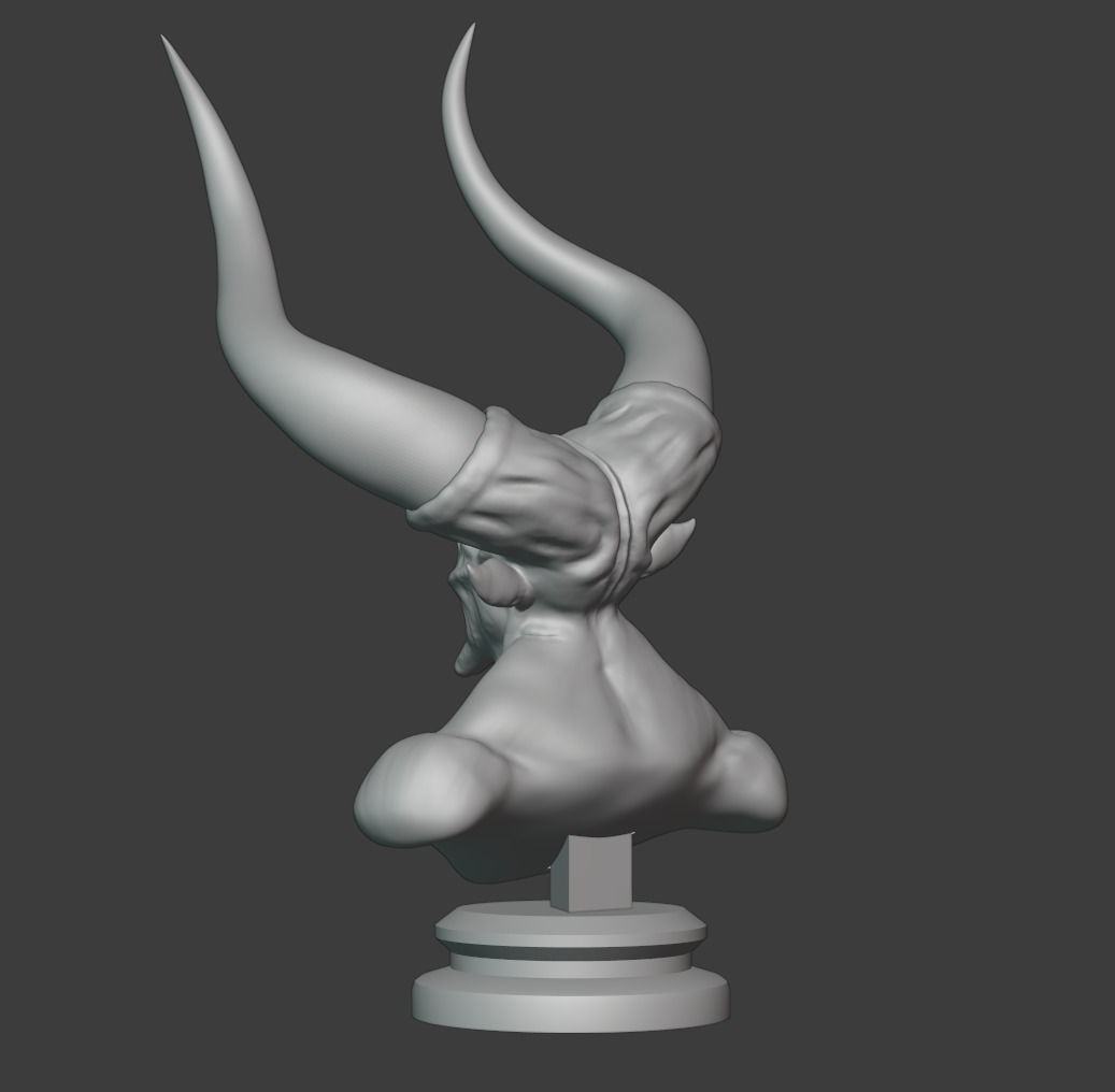 Lord of Darkness Bust 3D print model_5