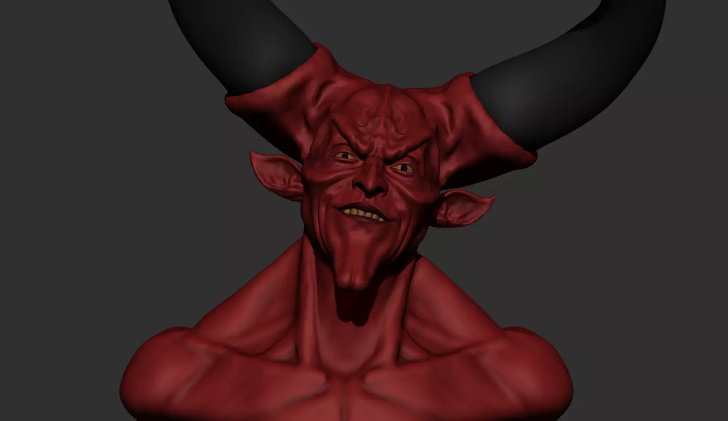 Lord of Darkness Bust 3D print model_0