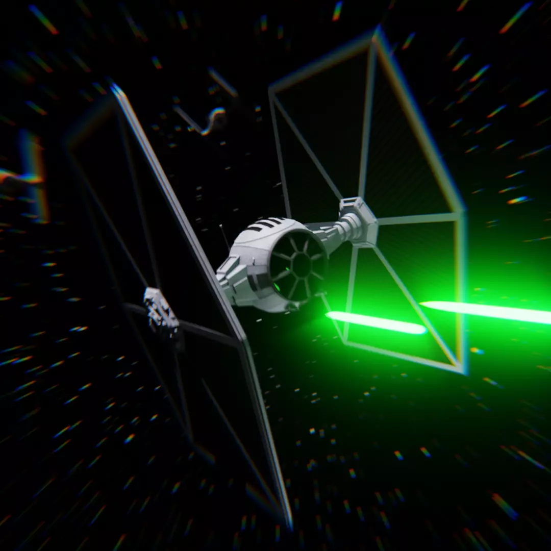 Tie Fighter Free 3D model