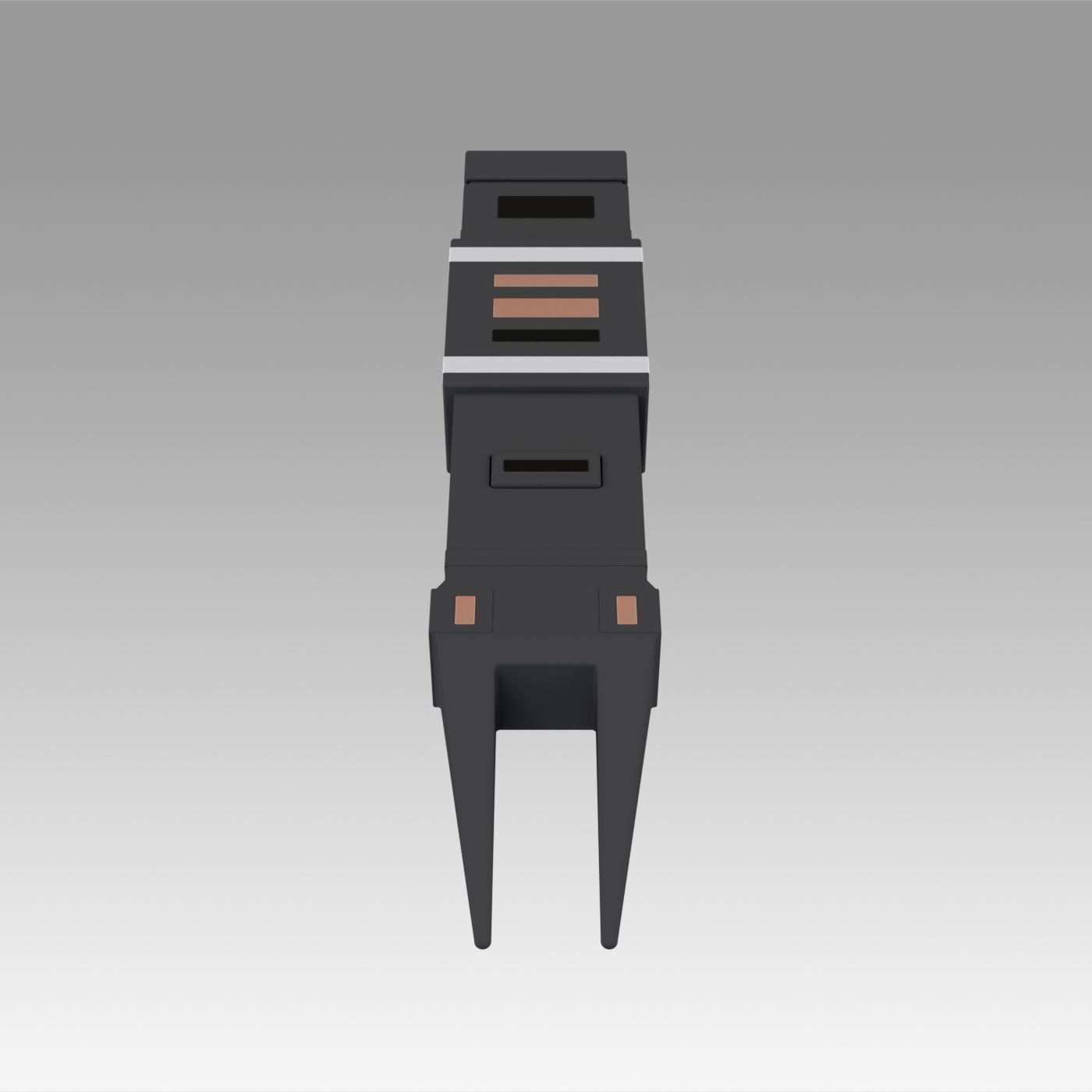 Star Trek The Next Generation 4th Season Forked Medical Device 3D print model_3