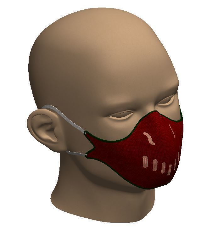 Innovative face mask 3D print model_1