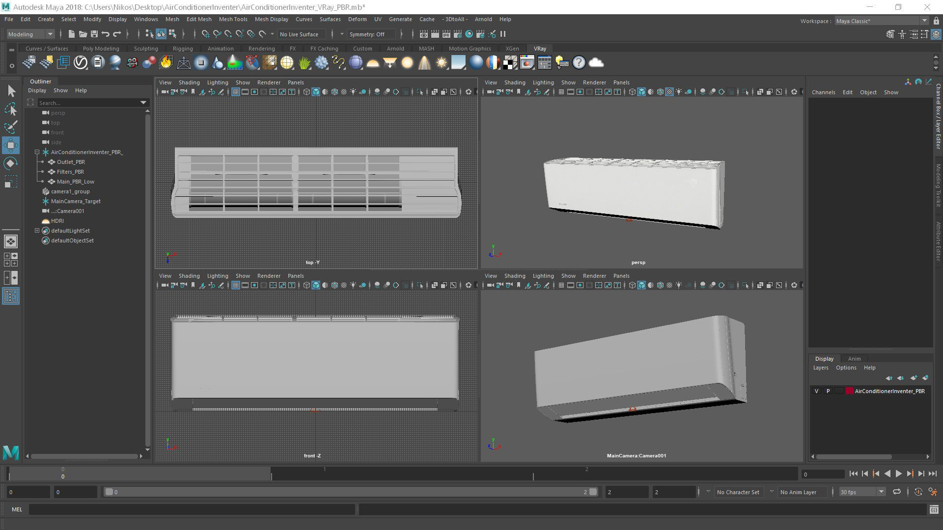 Air Conditioner 3D model_32