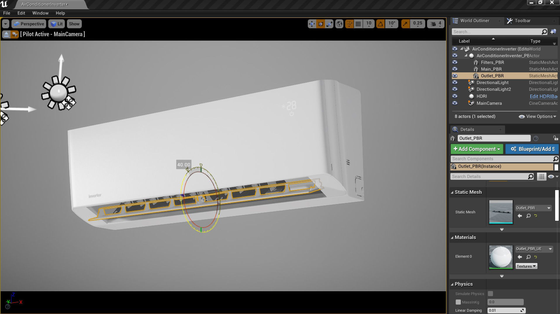 Air Conditioner 3D model_25