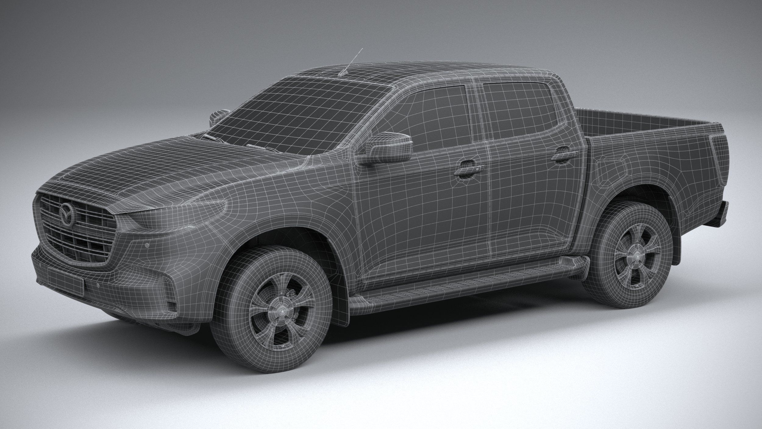 Mazda BT-50 2021 3D model_28