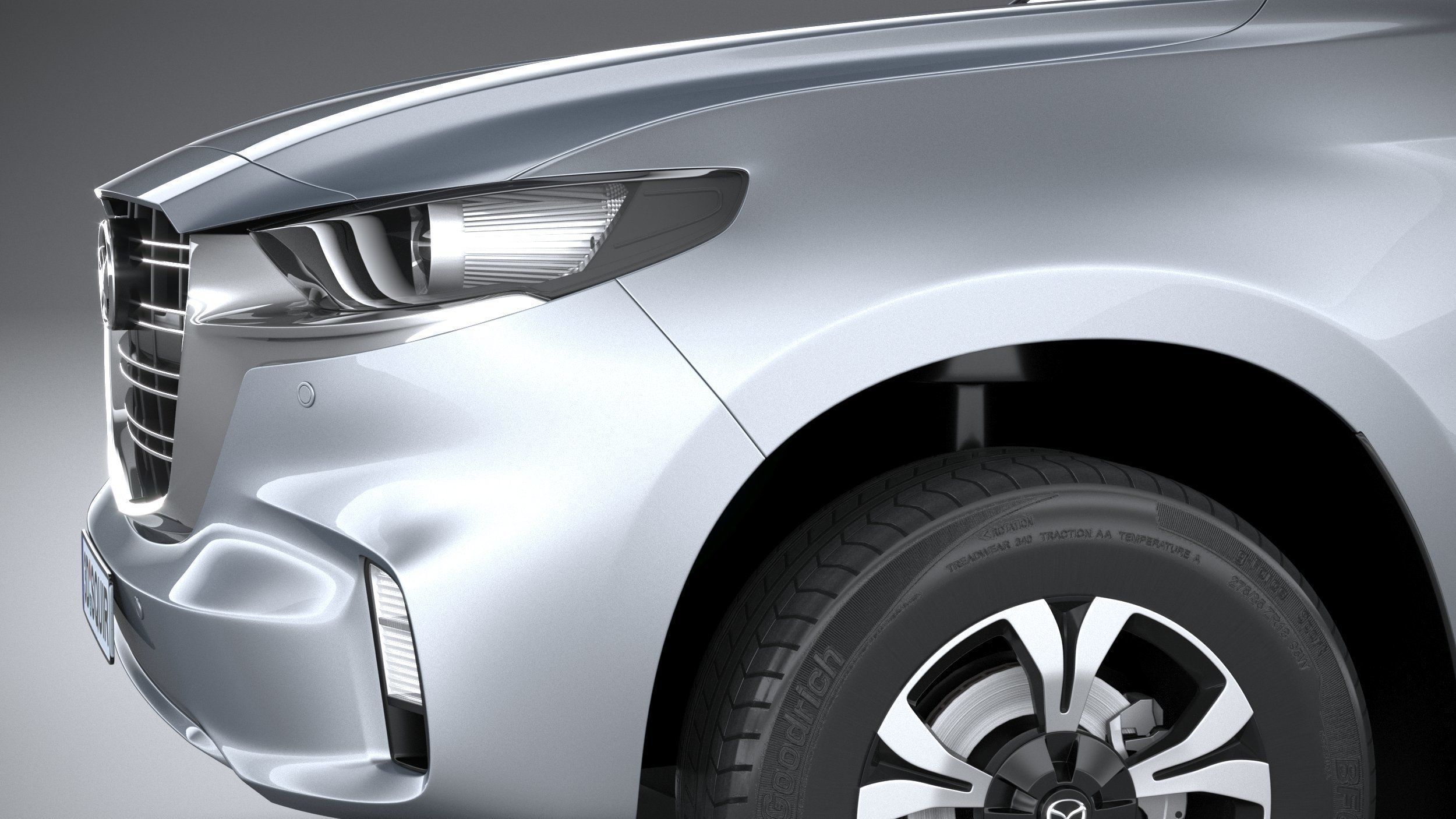 Mazda BT-50 2021 3D model_3