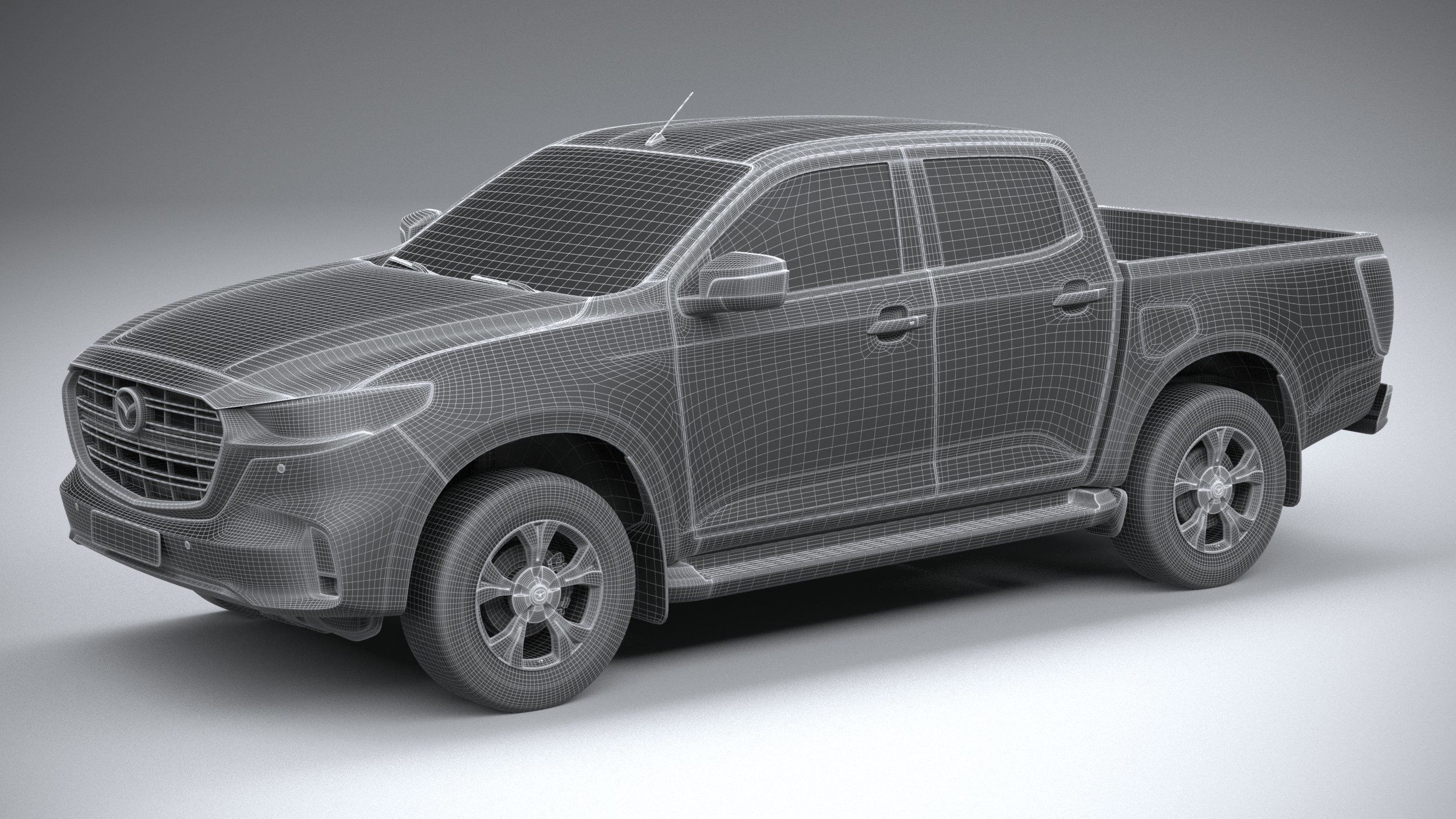 Mazda BT-50 2021 3D model_26