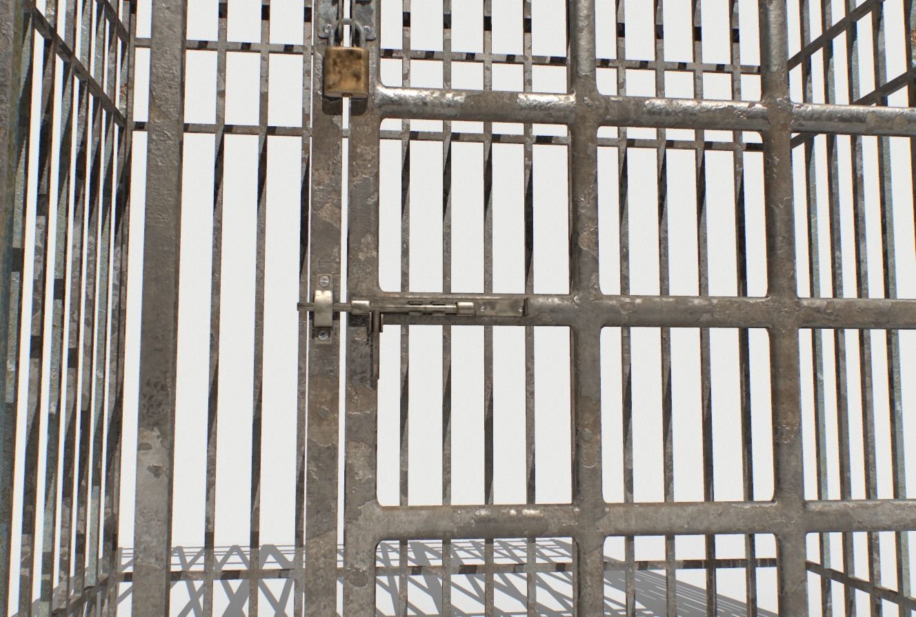 Basement Jail Storage or Cell Pack 1 Low-poly 3D model_10