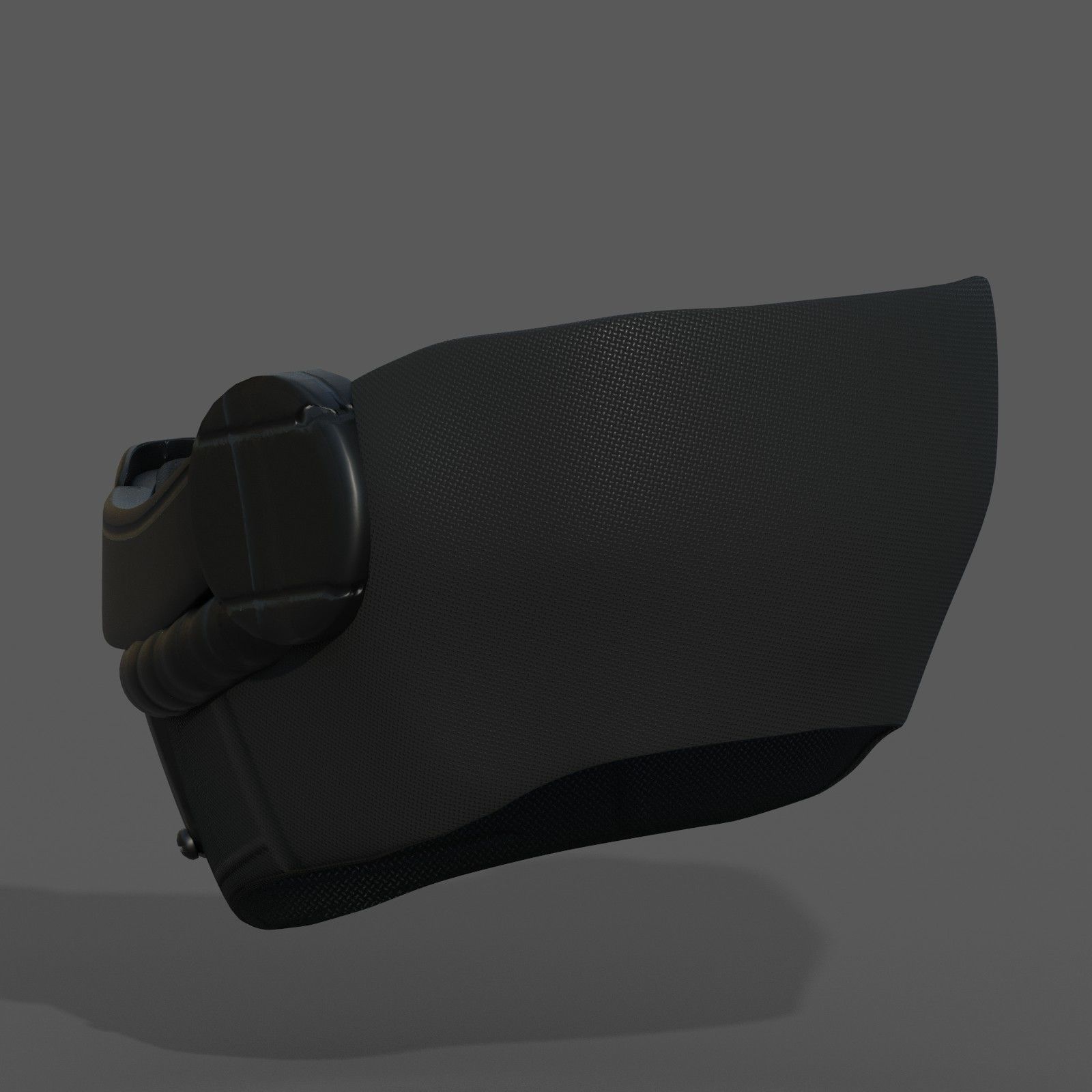 Helmet scifi military futuristic technology cyborg Low-poly 3D model_8