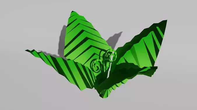 Origami Fern With Fiddlehead
