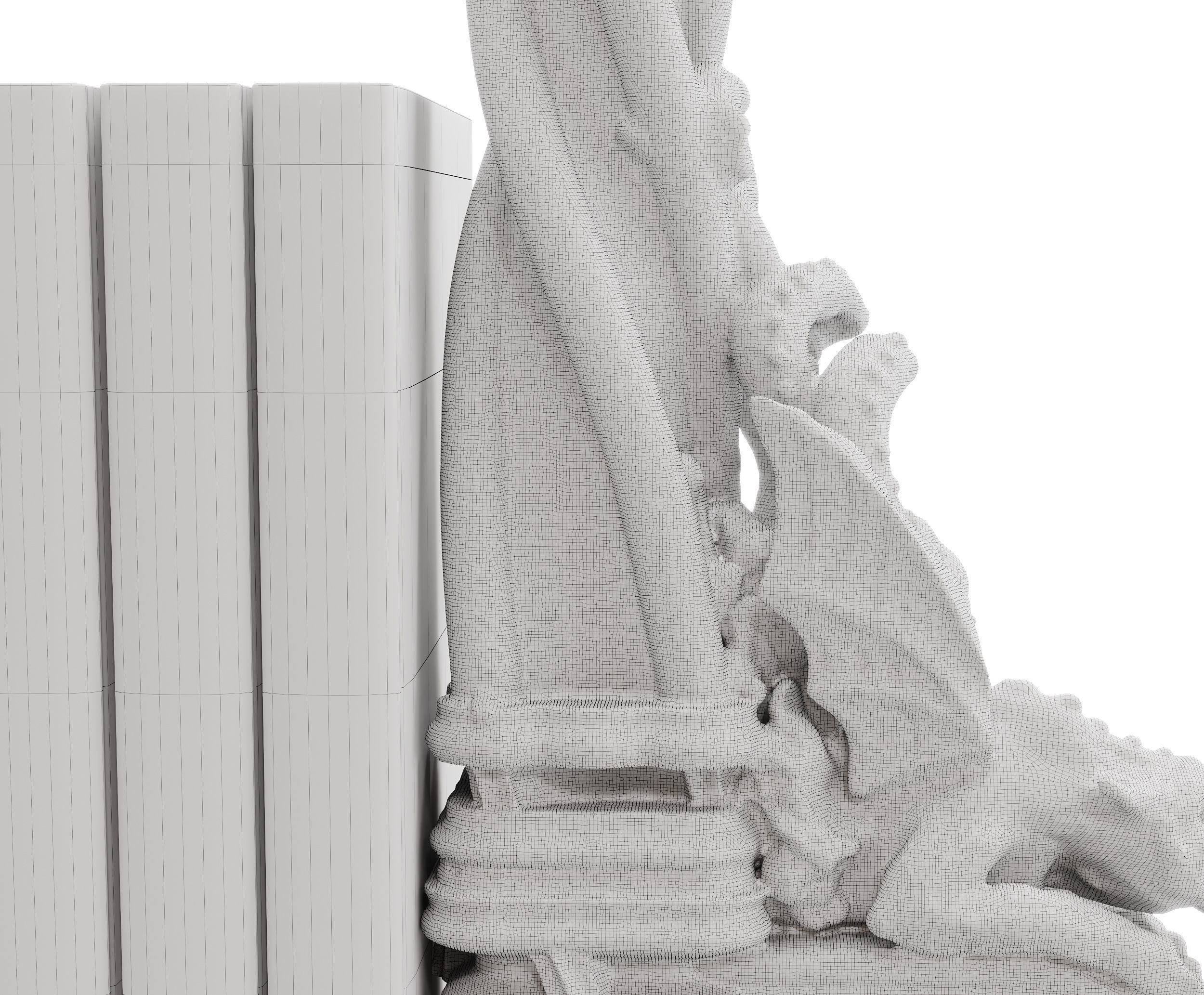 Dragon book holder or book ends 3D model_8