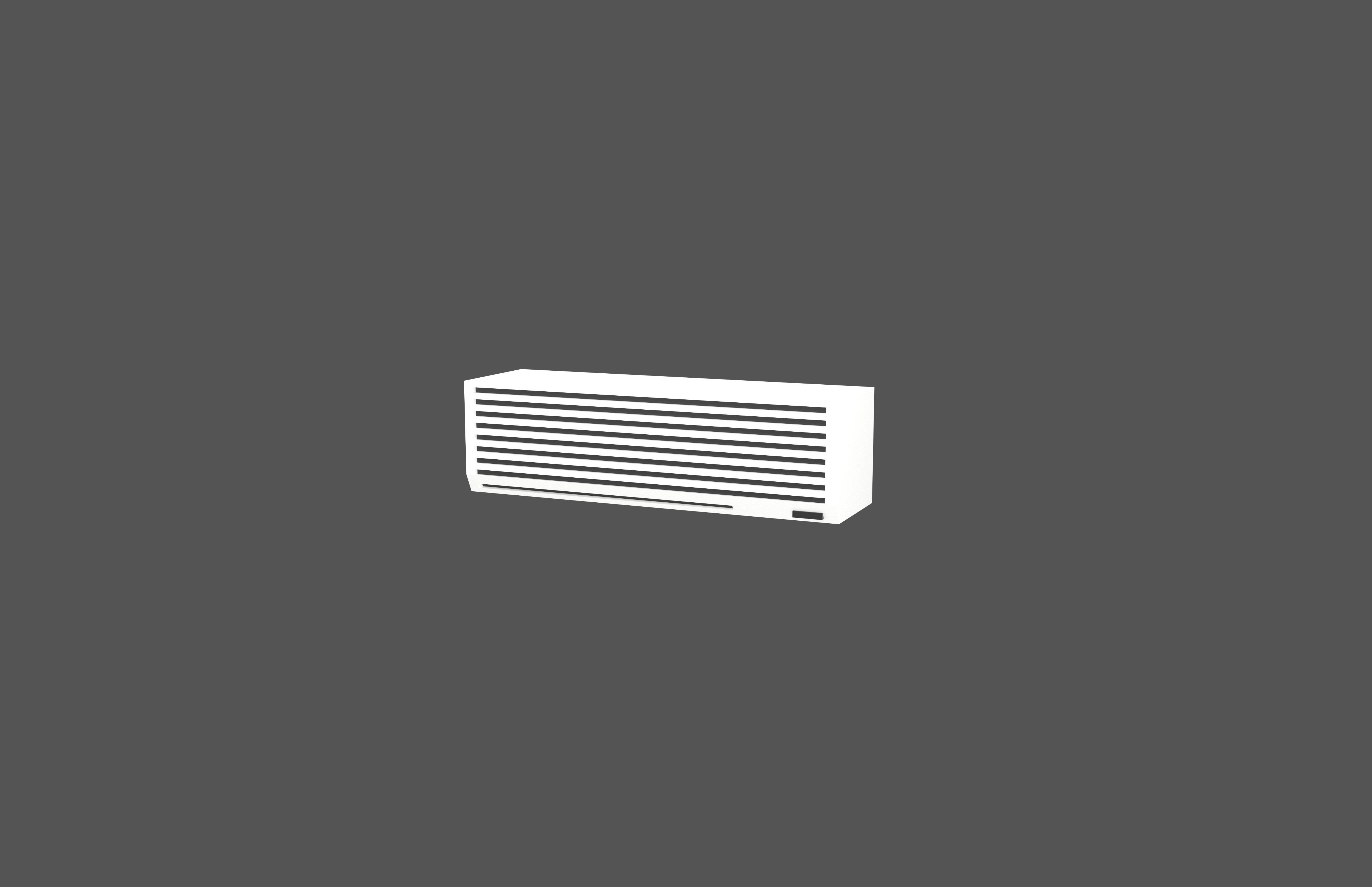 Cartoon Air Conditioning v1 001 Low-poly 3D model_3