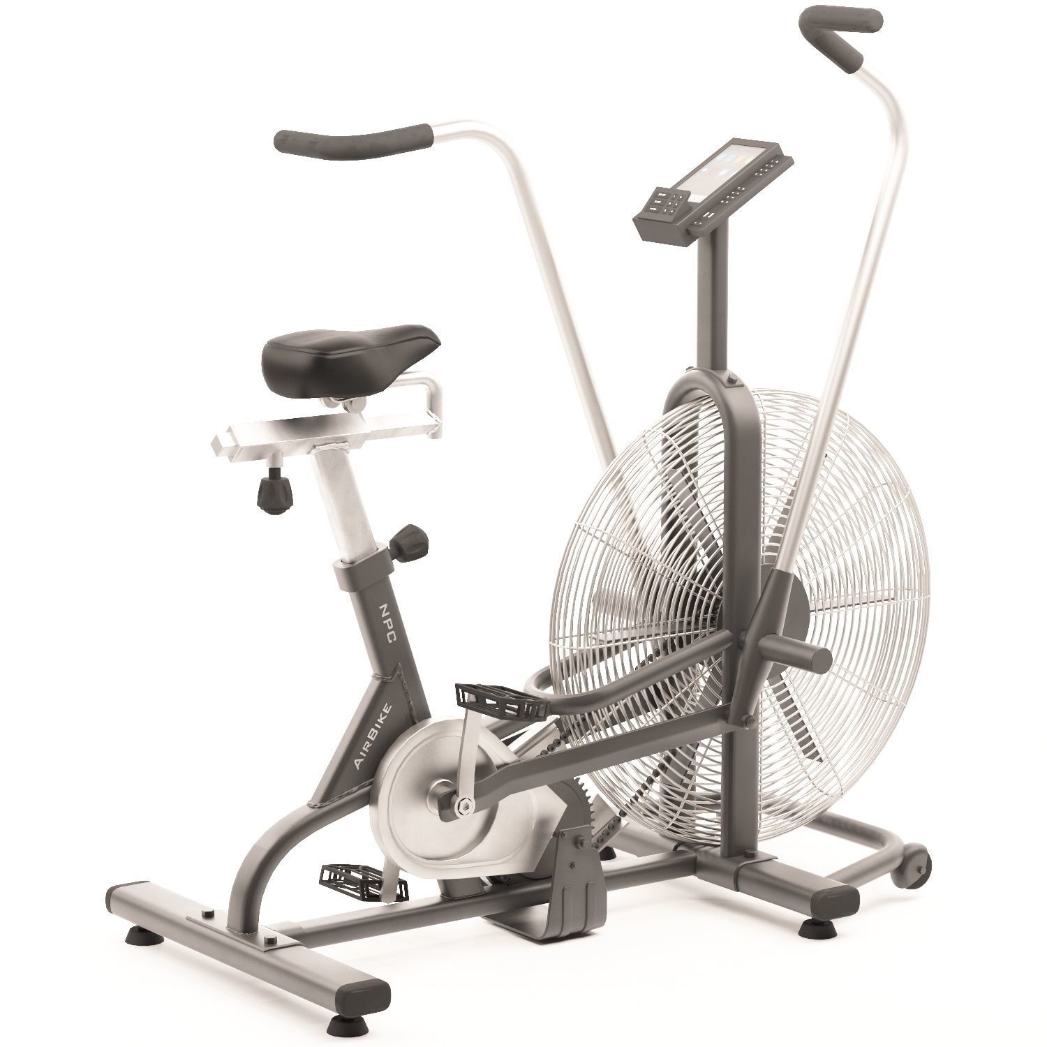 AIR exercise and fitness gym bike 3D model_4