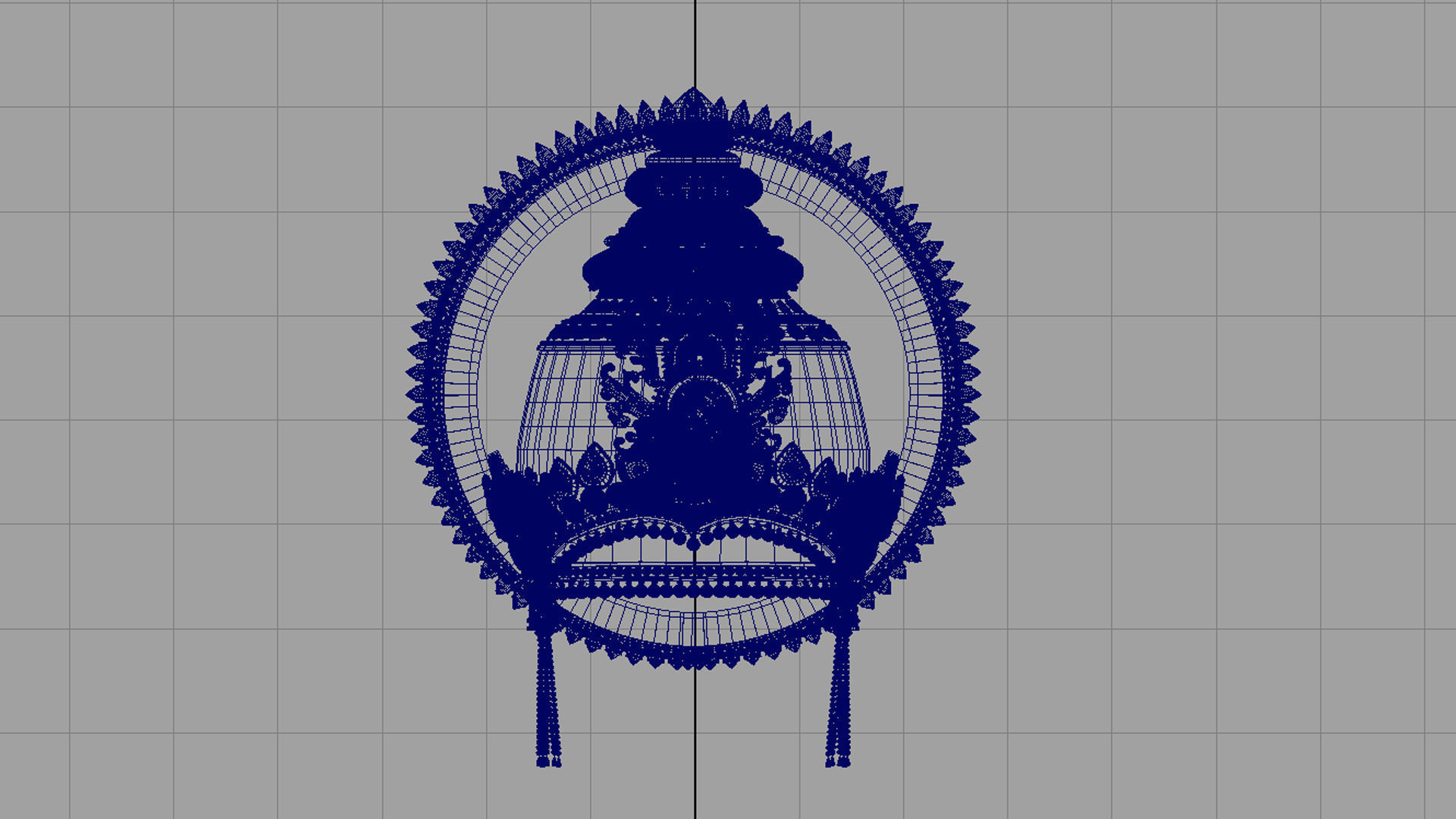 king helmet 3D model_4