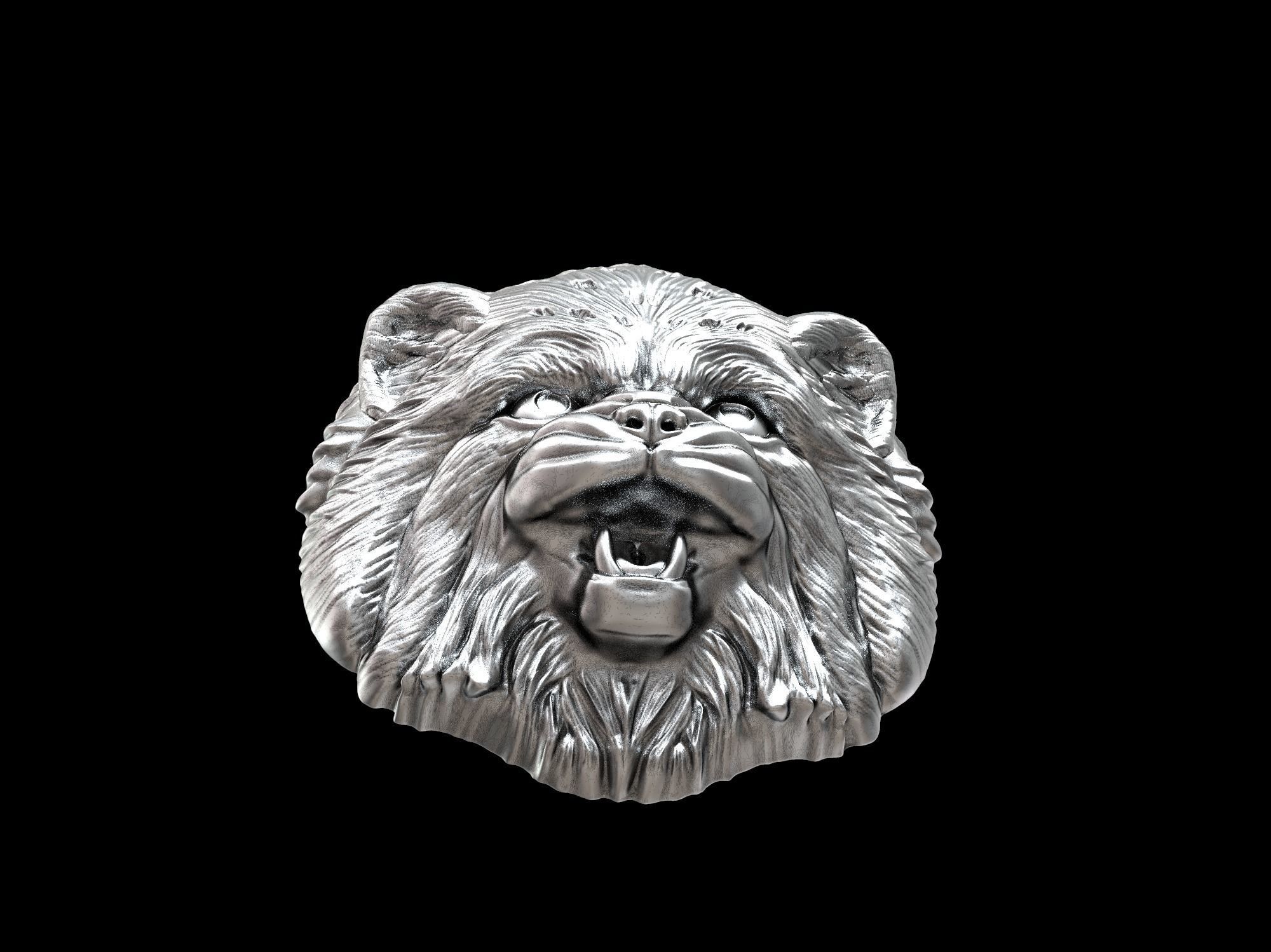 Cat Pallass manul 3D print model 3D print model_42
