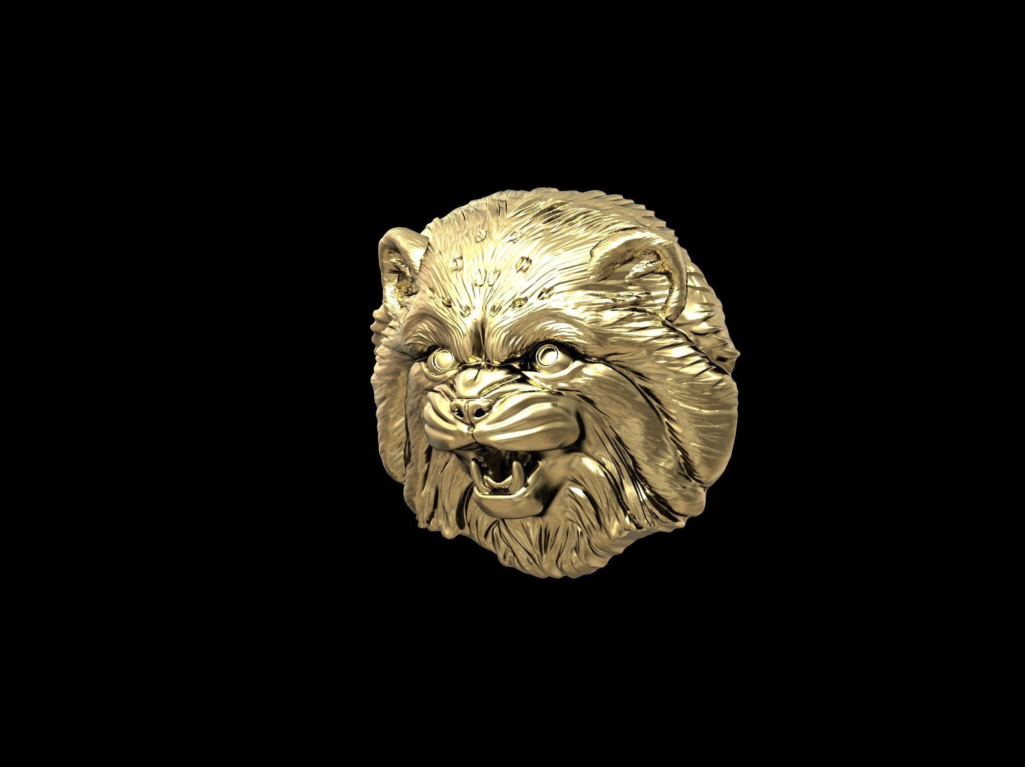 Cat Pallass manul 3D print model 3D print model_59