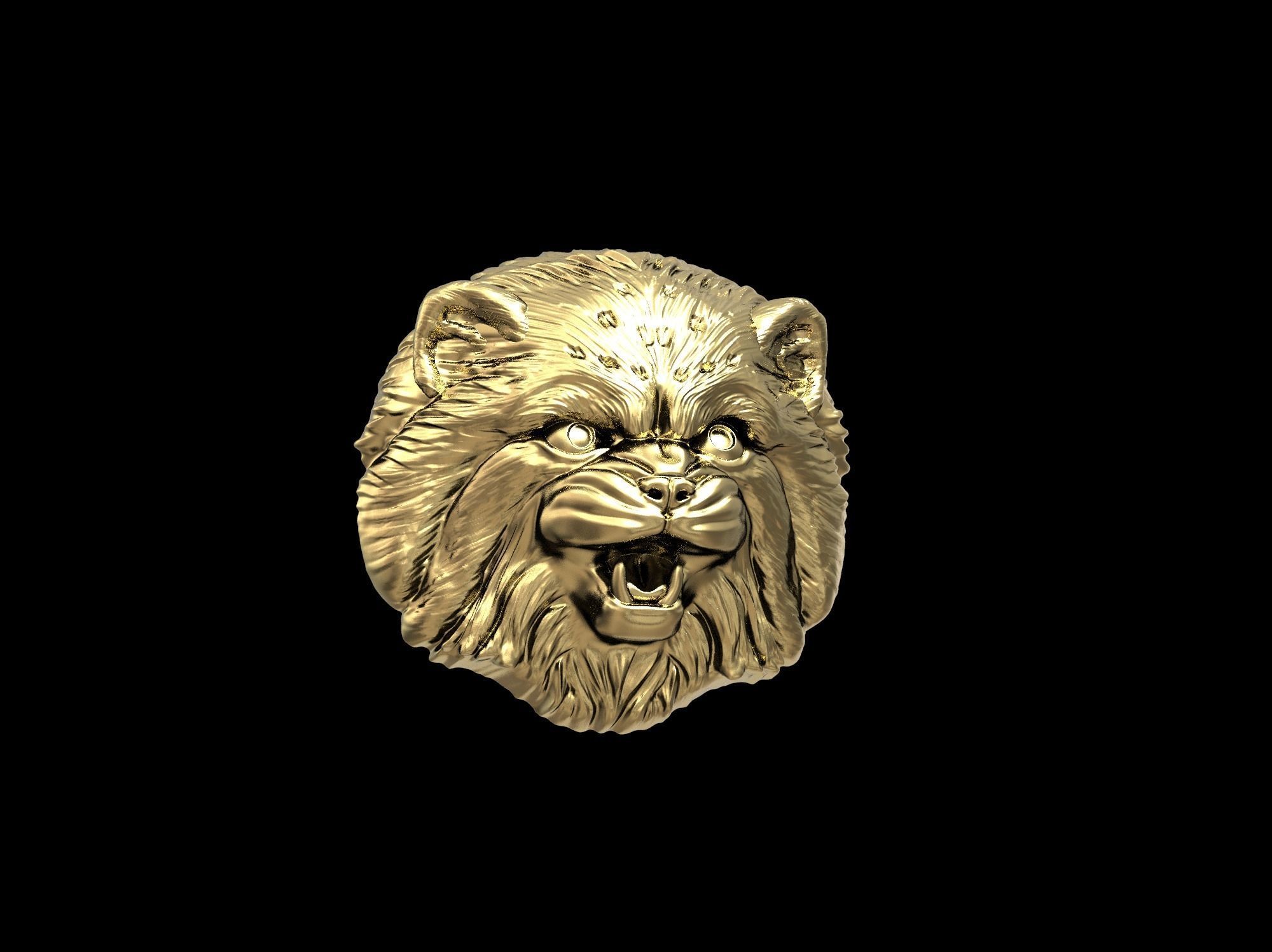 Cat Pallass manul 3D print model 3D print model_47