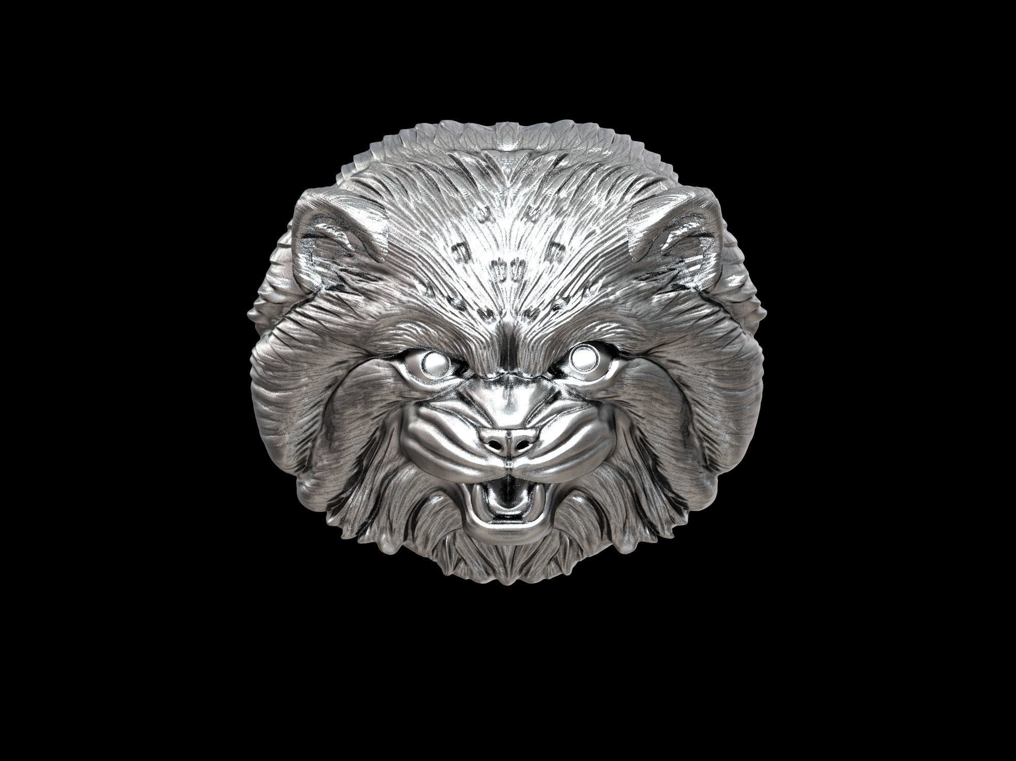 Cat Pallass manul 3D print model 3D print model_56