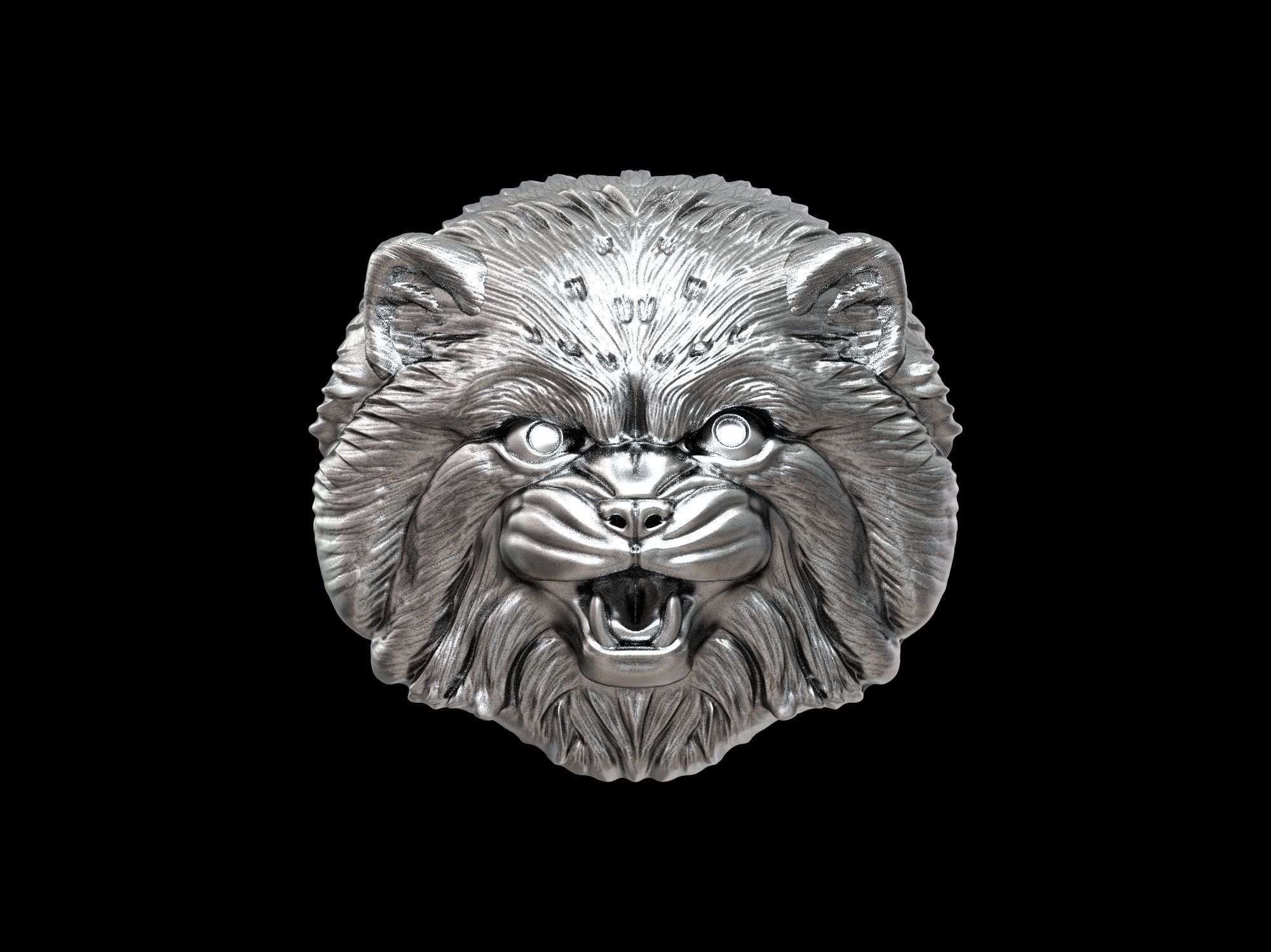 Cat Pallass manul 3D print model 3D print model_34