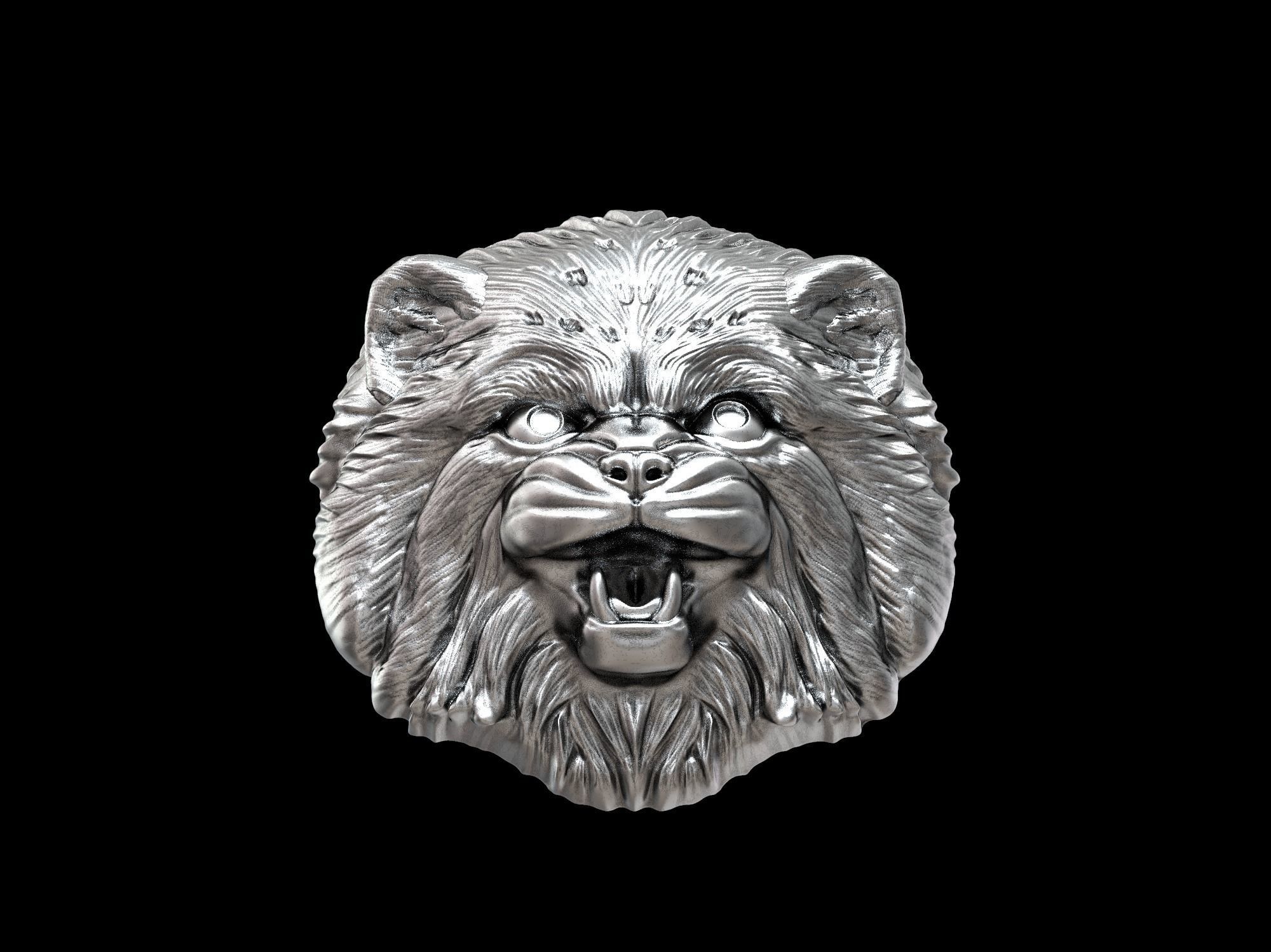 Cat Pallass manul 3D print model 3D print model_38